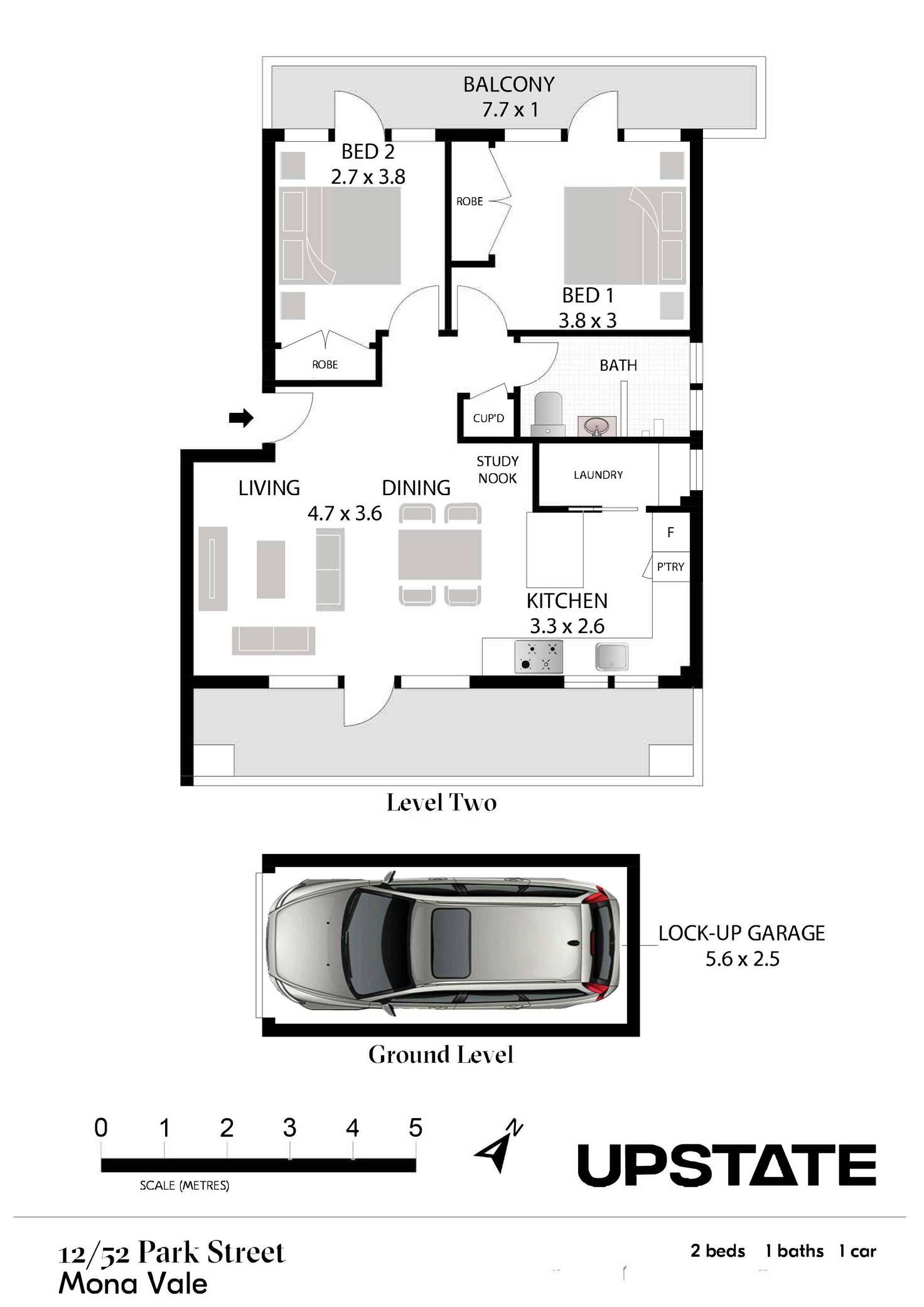 Floorplan of Homely unit listing, 12/52 Park Street, Mona Vale NSW 2103