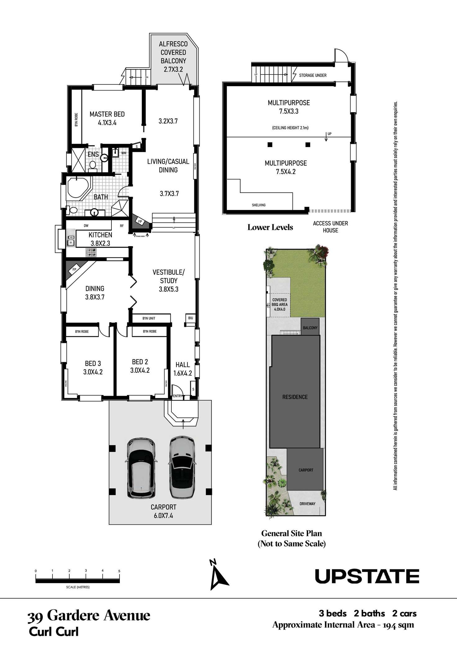 Floorplan of Homely house listing, 39 Gardere Avenue, Curl Curl NSW 2096