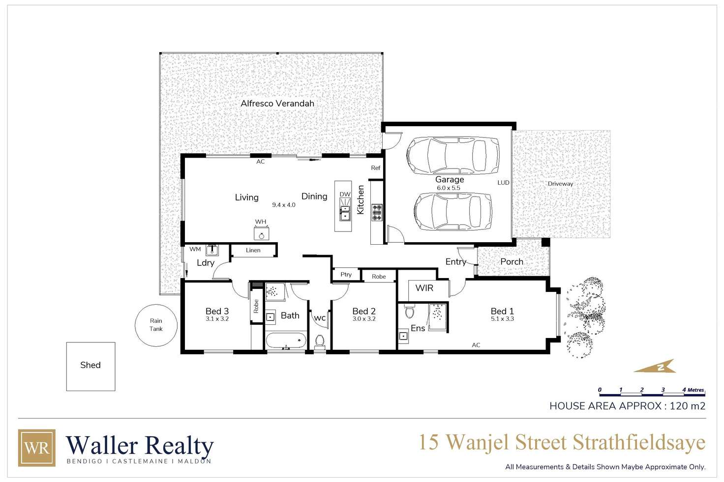 Floorplan of Homely house listing, 15 Wanjel Street, Strathfieldsaye VIC 3551
