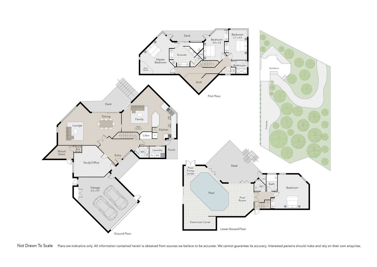 Floorplan of Homely house listing, 1 Bayview Drive, Blackstone Heights TAS 7250