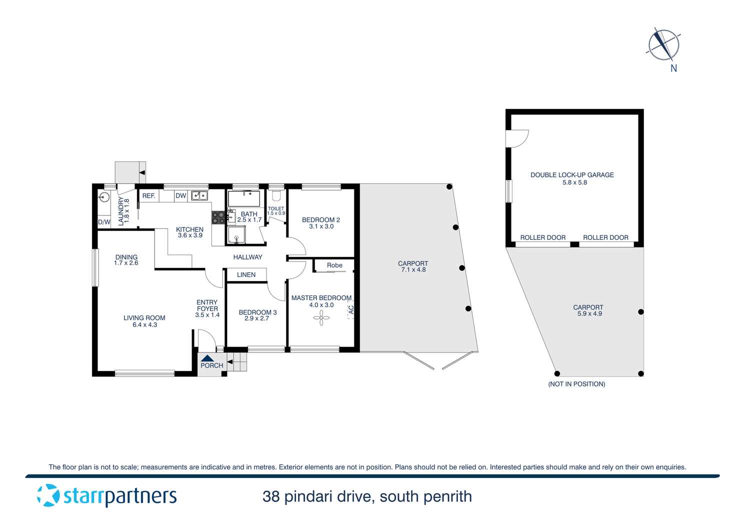 Floorplan of Homely house listing, 38 Pindari Drive, South Penrith NSW 2750