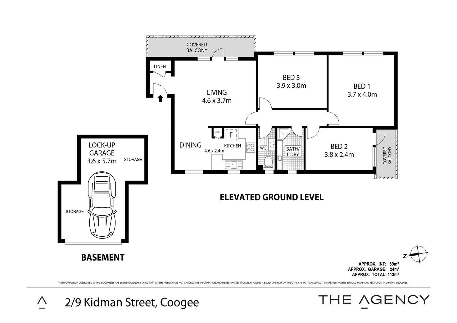 Floorplan of Homely unit listing, 2/9 Kidman Street, Coogee NSW 2034