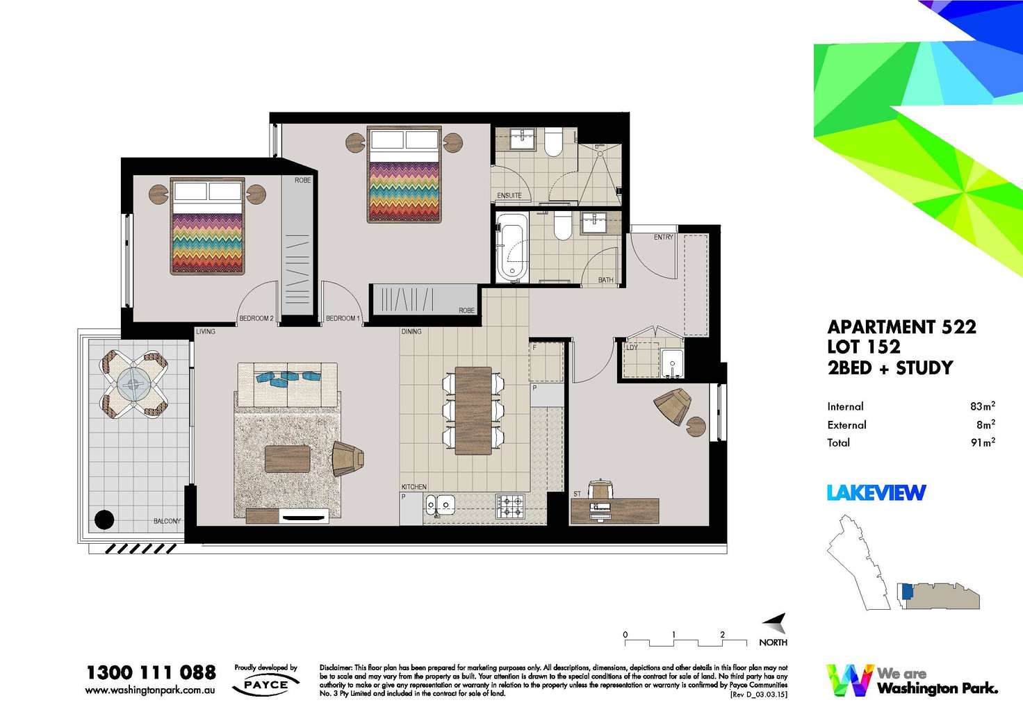Floorplan of Homely apartment listing, 522/5 Vermont Crescent, Riverwood NSW 2210