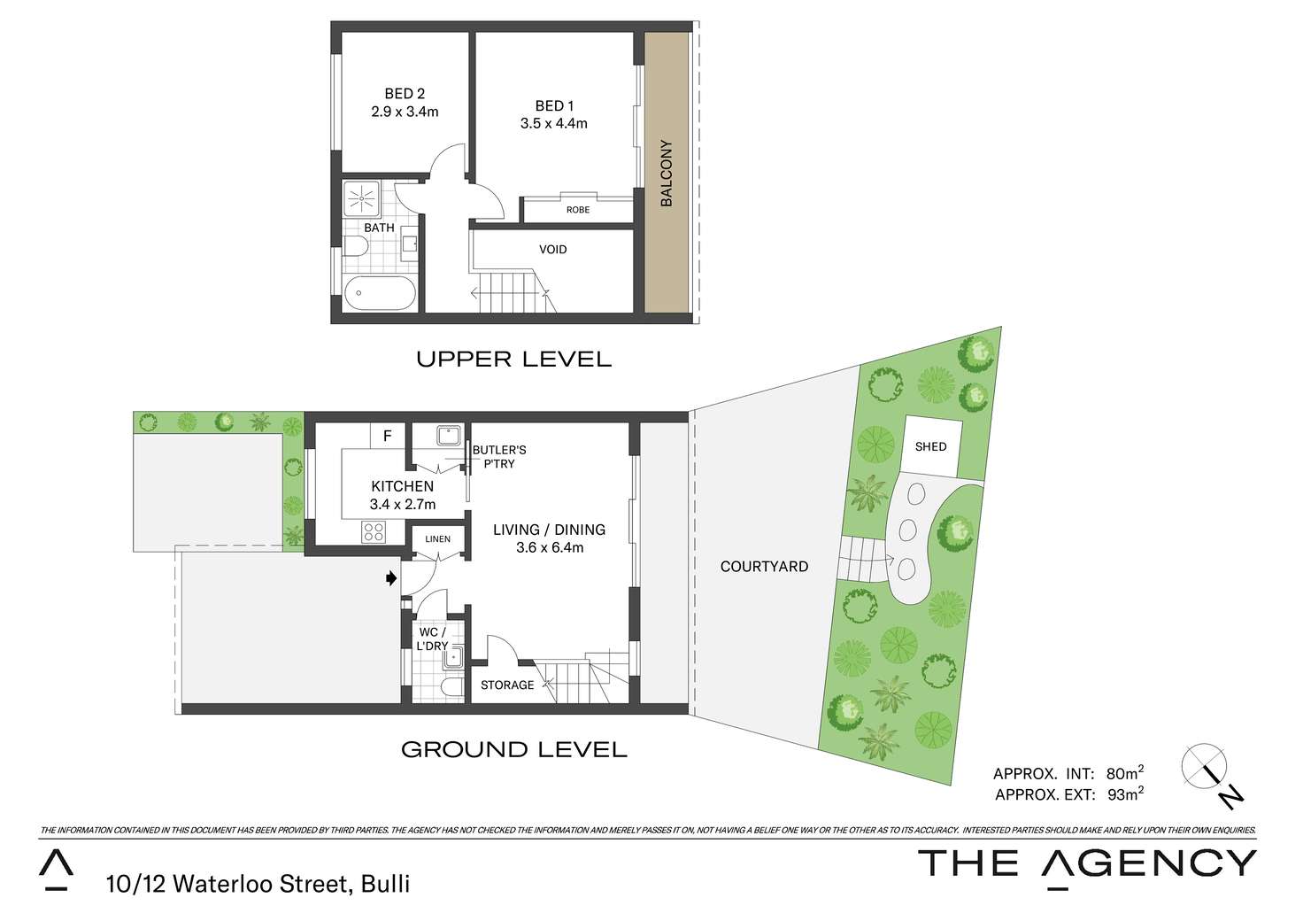 Floorplan of Homely townhouse listing, 10/12 Waterloo Street, Bulli NSW 2516