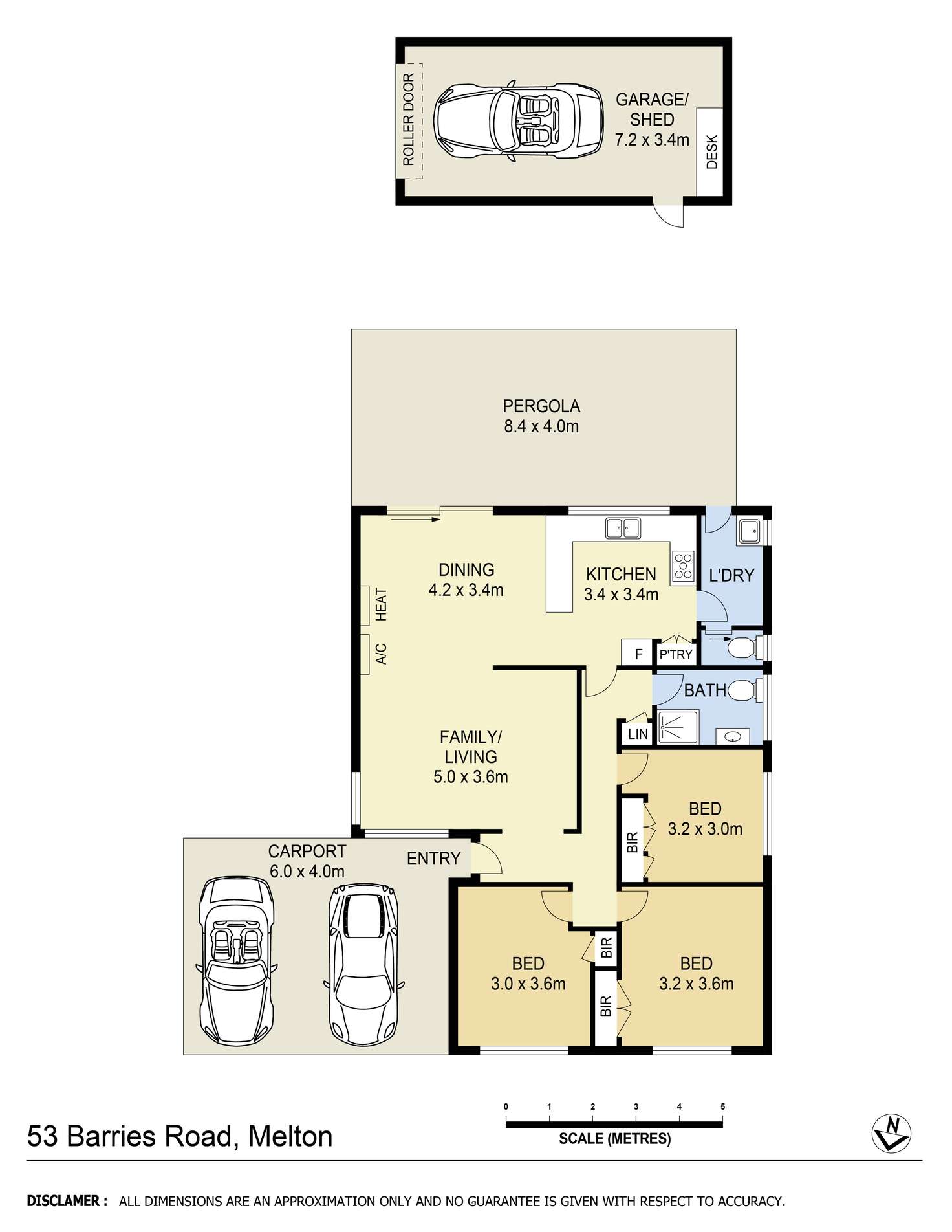 Floorplan of Homely house listing, 53 Barries Road, Melton VIC 3337