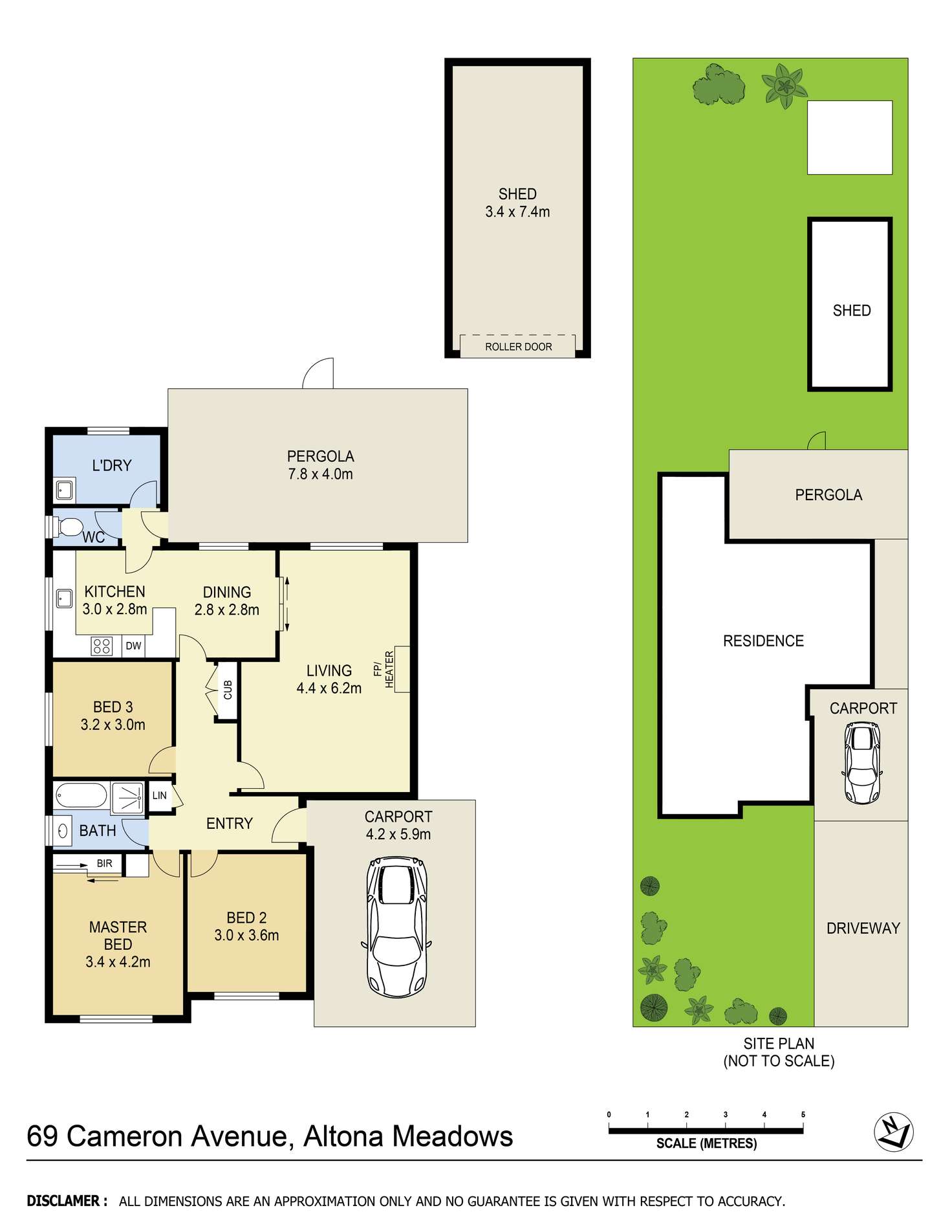 Floorplan of Homely house listing, 69 Cameron Avenue, Altona Meadows VIC 3028