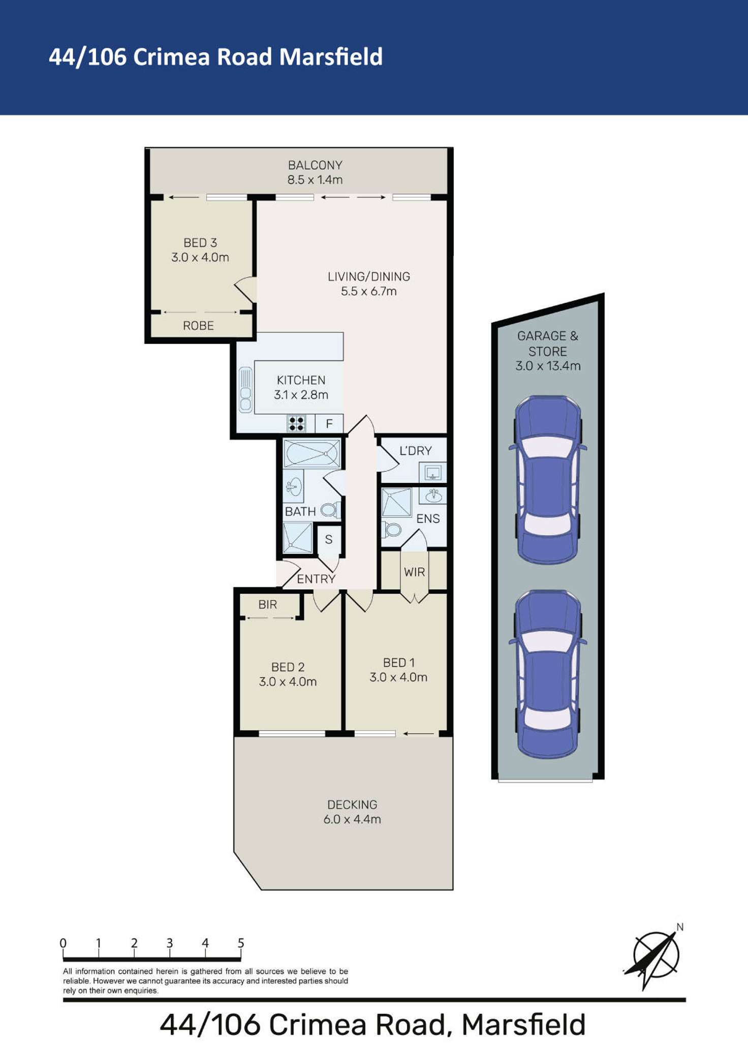 Floorplan of Homely apartment listing, 44/106 Crimea Road, Marsfield NSW 2122