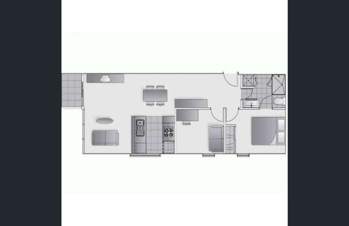 Floorplan of Homely apartment listing, 1502/109 Clarendon Street, Southbank VIC 3006