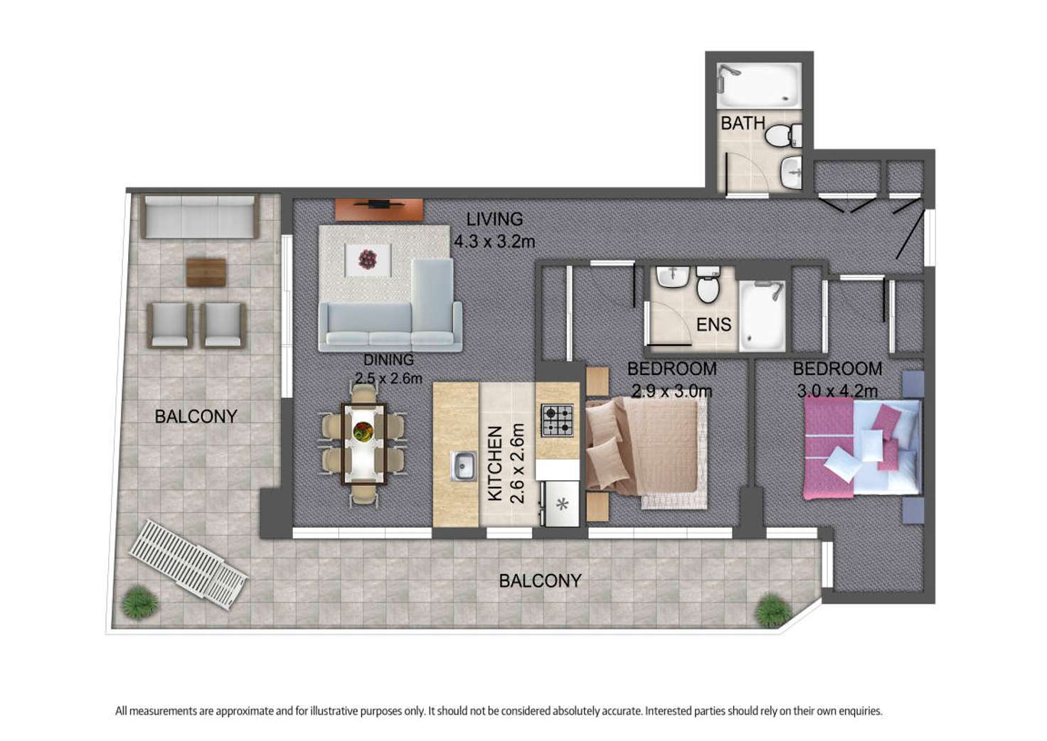 Floorplan of Homely apartment listing, 907/3 Yarra Street, South Yarra VIC 3141