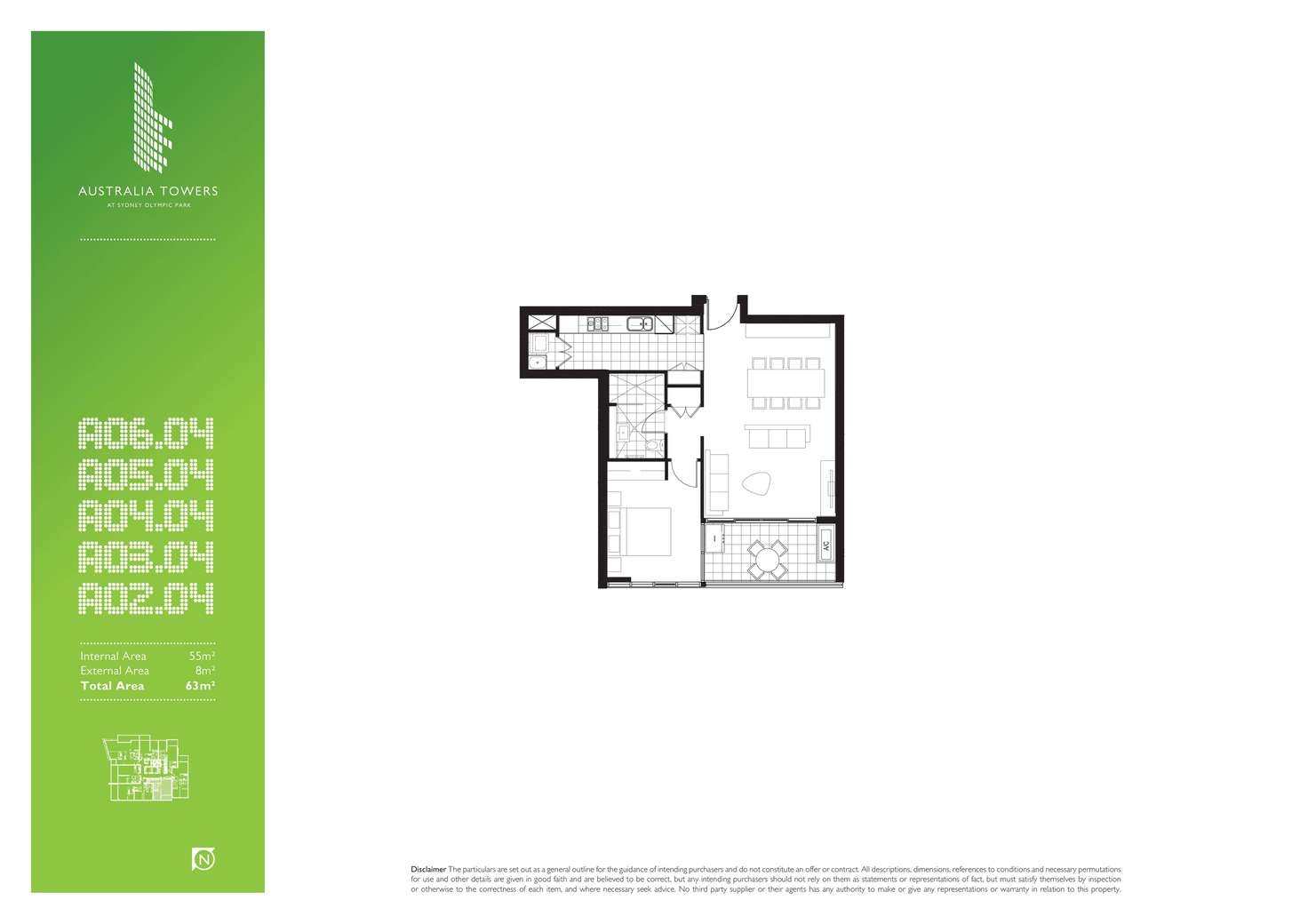 Floorplan of Homely apartment listing, 1305/11 Australia Avenue, Sydney Olympic Park NSW 2127