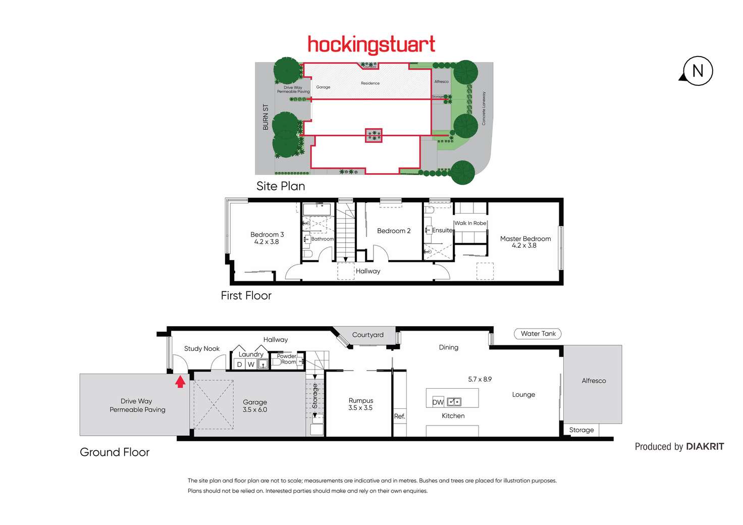 Floorplan of Homely house listing, 13 Burns Street, Yarraville VIC 3013