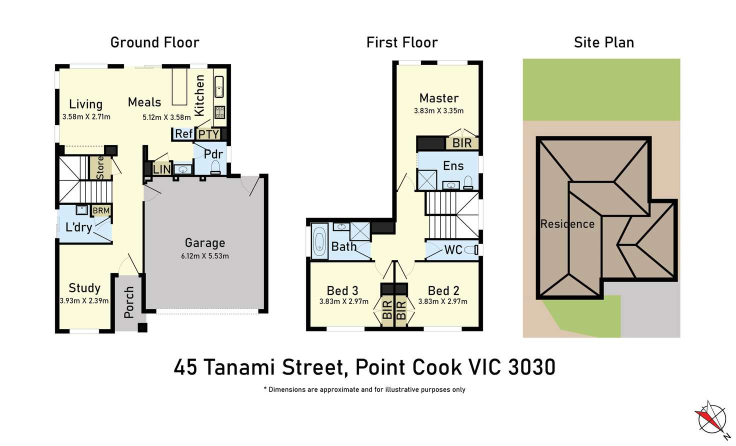 Floorplan of Homely house listing, 45 Tanami Street, Point Cook VIC 3030