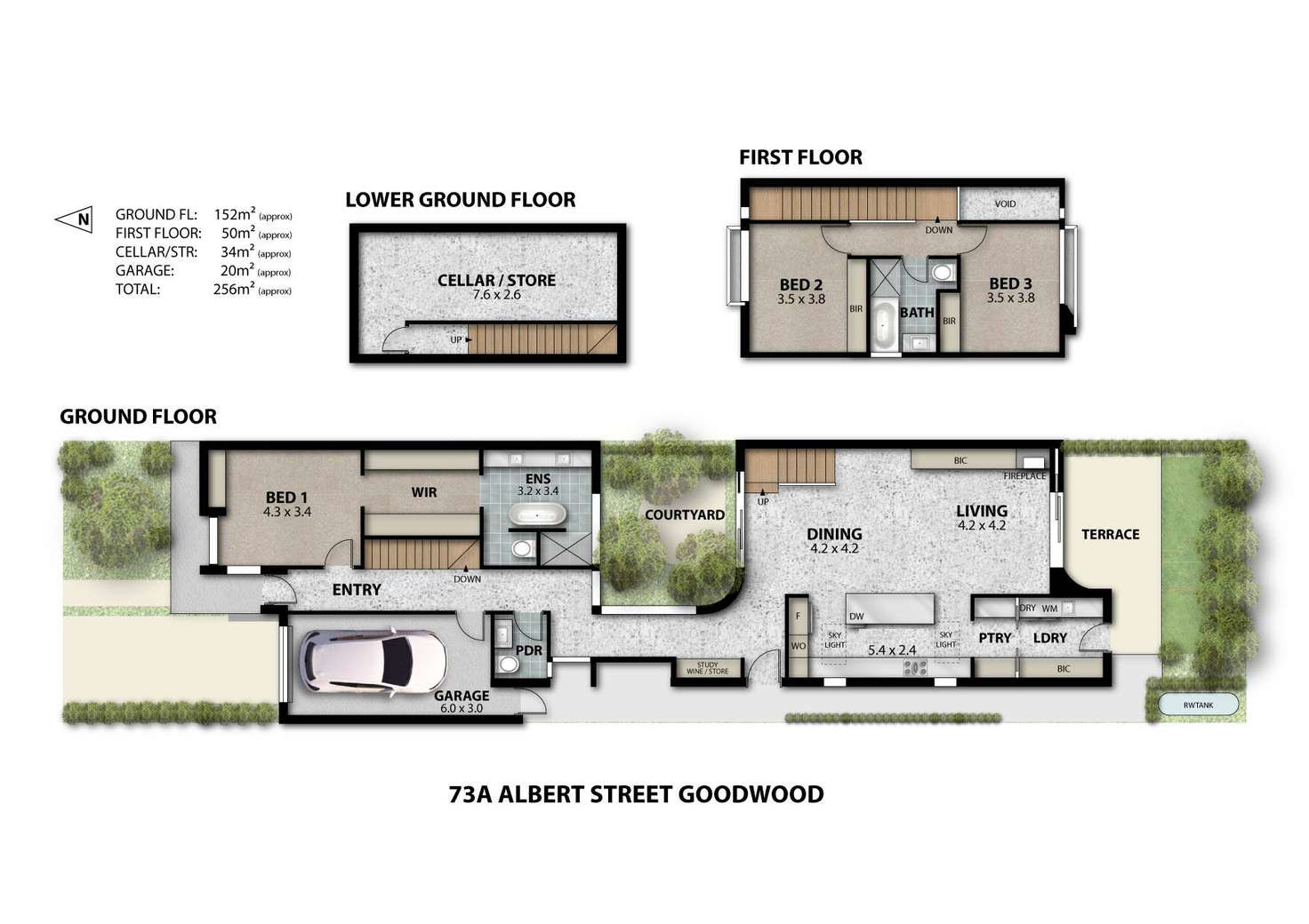 Floorplan of Homely house listing, 73a Albert Street, Goodwood SA 5034