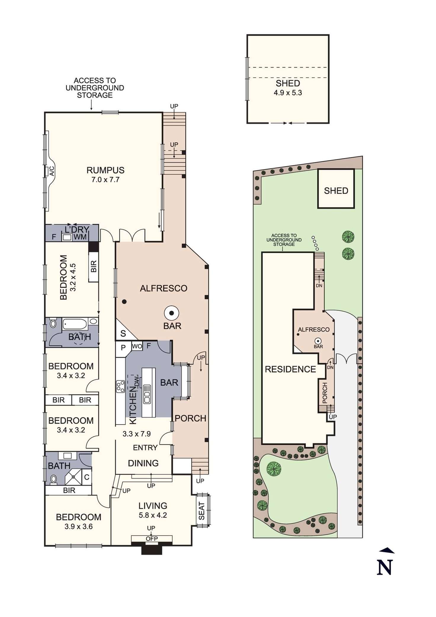 Floorplan of Homely house listing, 33 Warrington Crescent, Wattle Glen VIC 3096