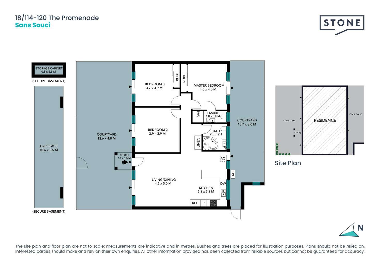 Floorplan of Homely villa listing, 18/120 The Promenade, Sans Souci NSW 2219
