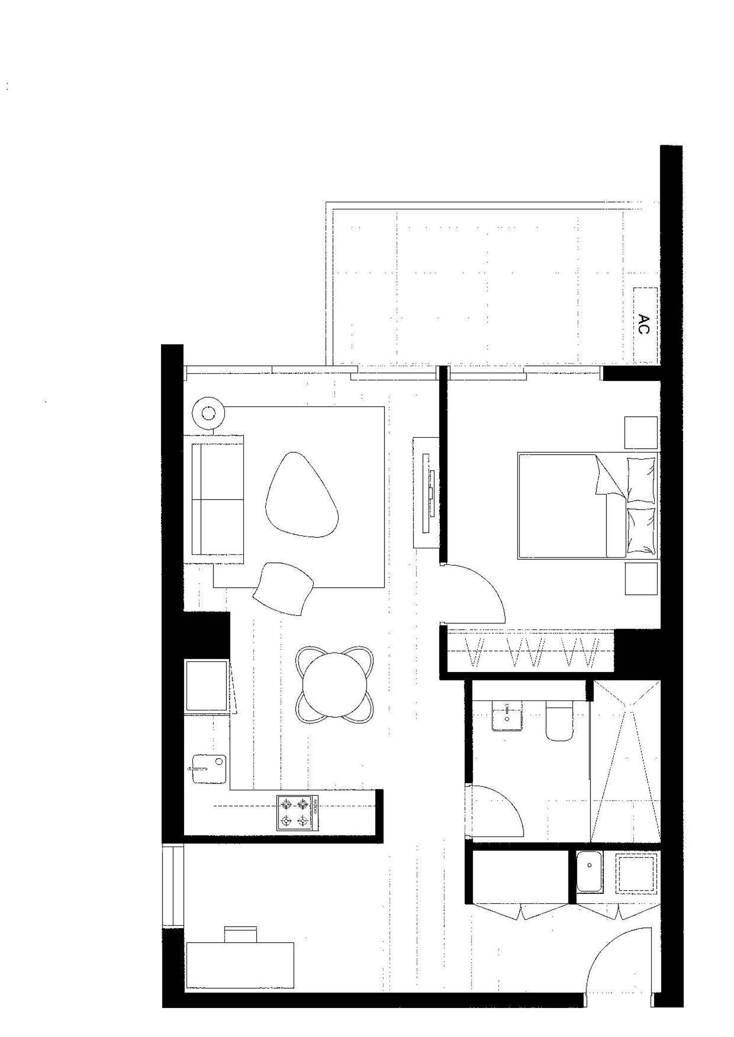 Floorplan of Homely apartment listing, A607/20-28 Cambridge Street, Epping NSW 2121