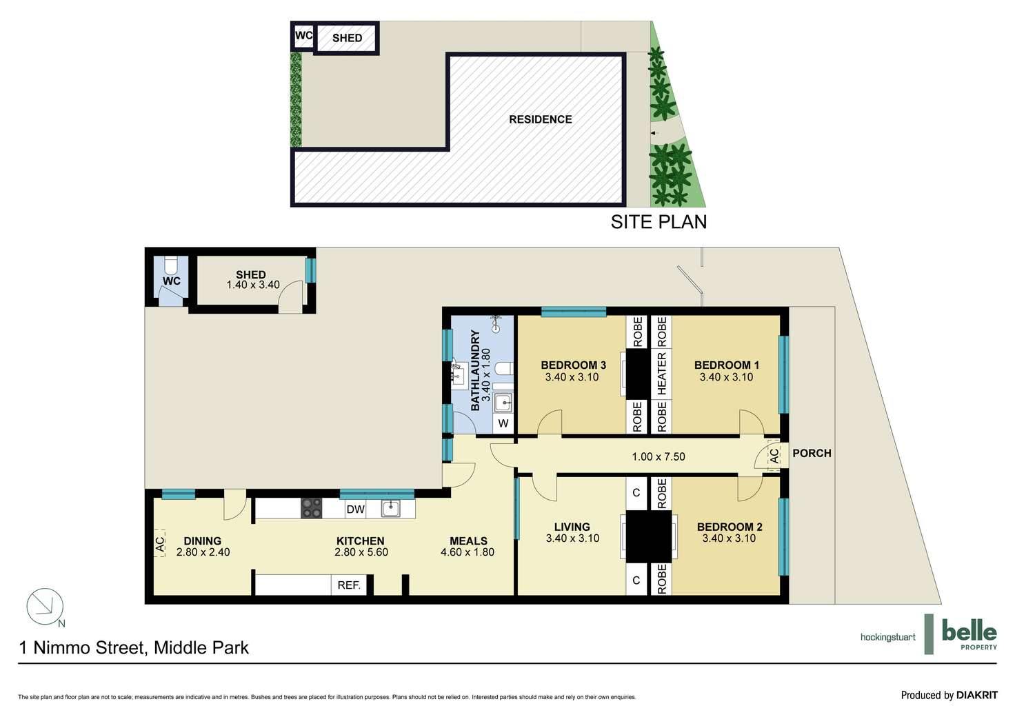 Floorplan of Homely house listing, 1 Nimmo Street, Middle Park VIC 3206