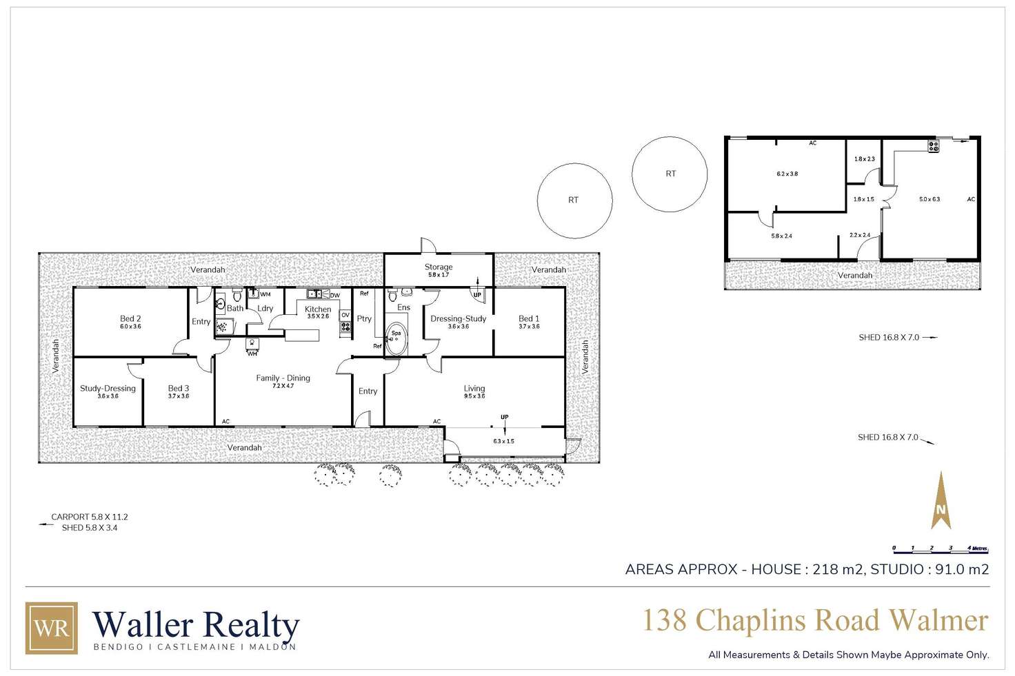 Floorplan of Homely house listing, 138 Chaplins Road, Walmer VIC 3463