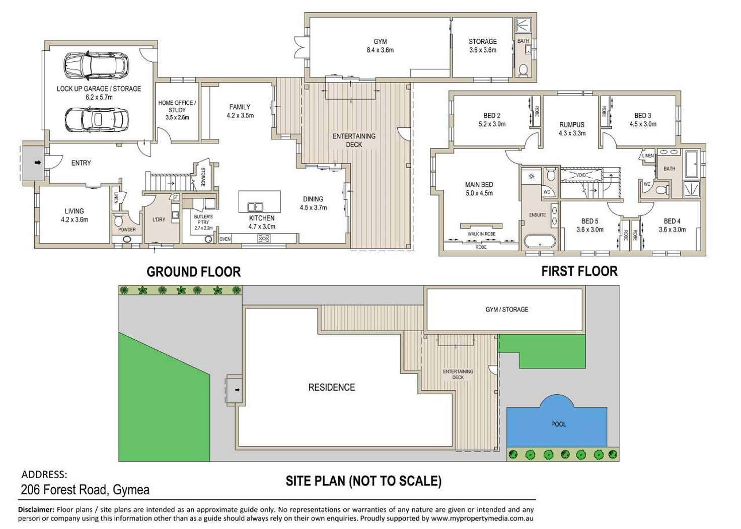 Floorplan of Homely house listing, 206 Forest Road, Gymea NSW 2227