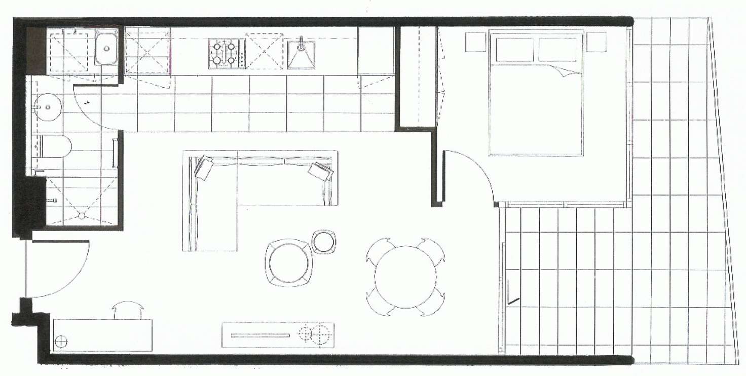 Floorplan of Homely apartment listing, 606B/609 Victoria Street, Abbotsford VIC 3067