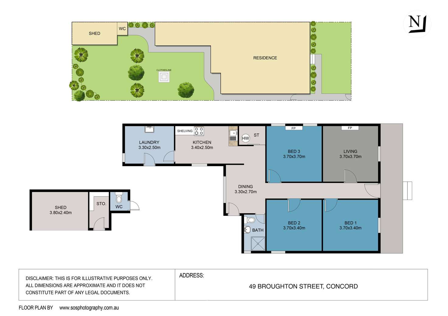 Floorplan of Homely house listing, 49 Broughton Street, Concord NSW 2137