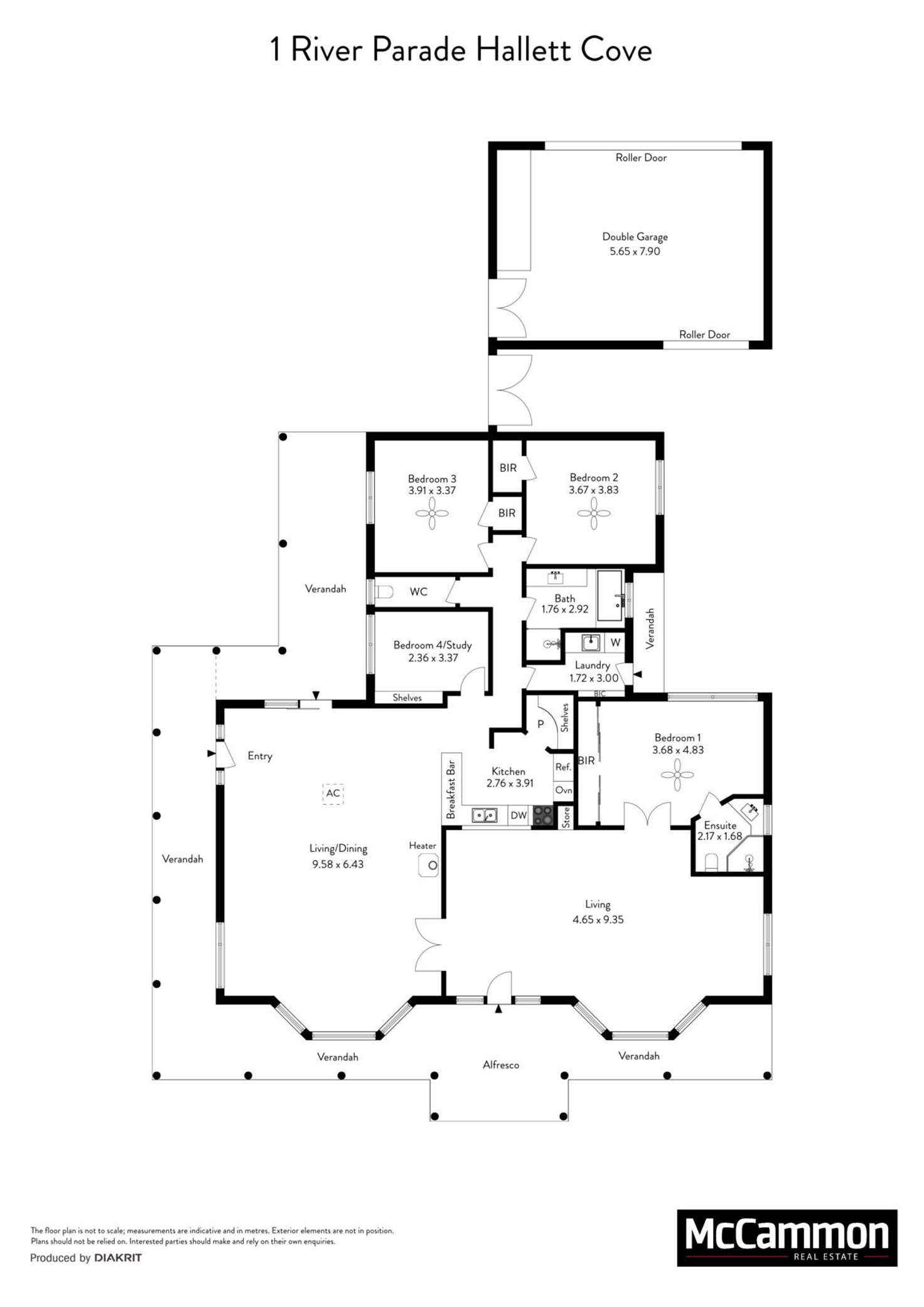 Floorplan of Homely house listing, 1 River Parade, Hallett Cove SA 5158