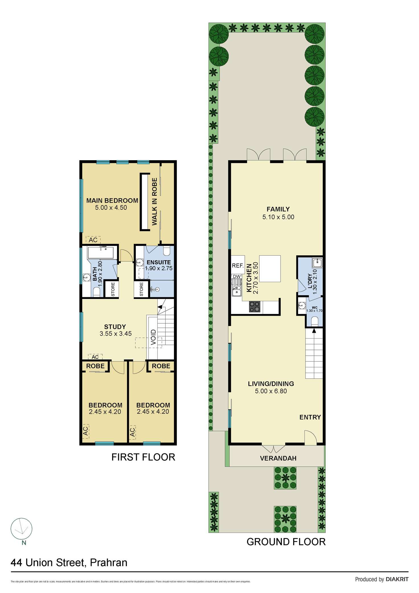 Floorplan of Homely house listing, 44 Union Street, Prahran VIC 3181