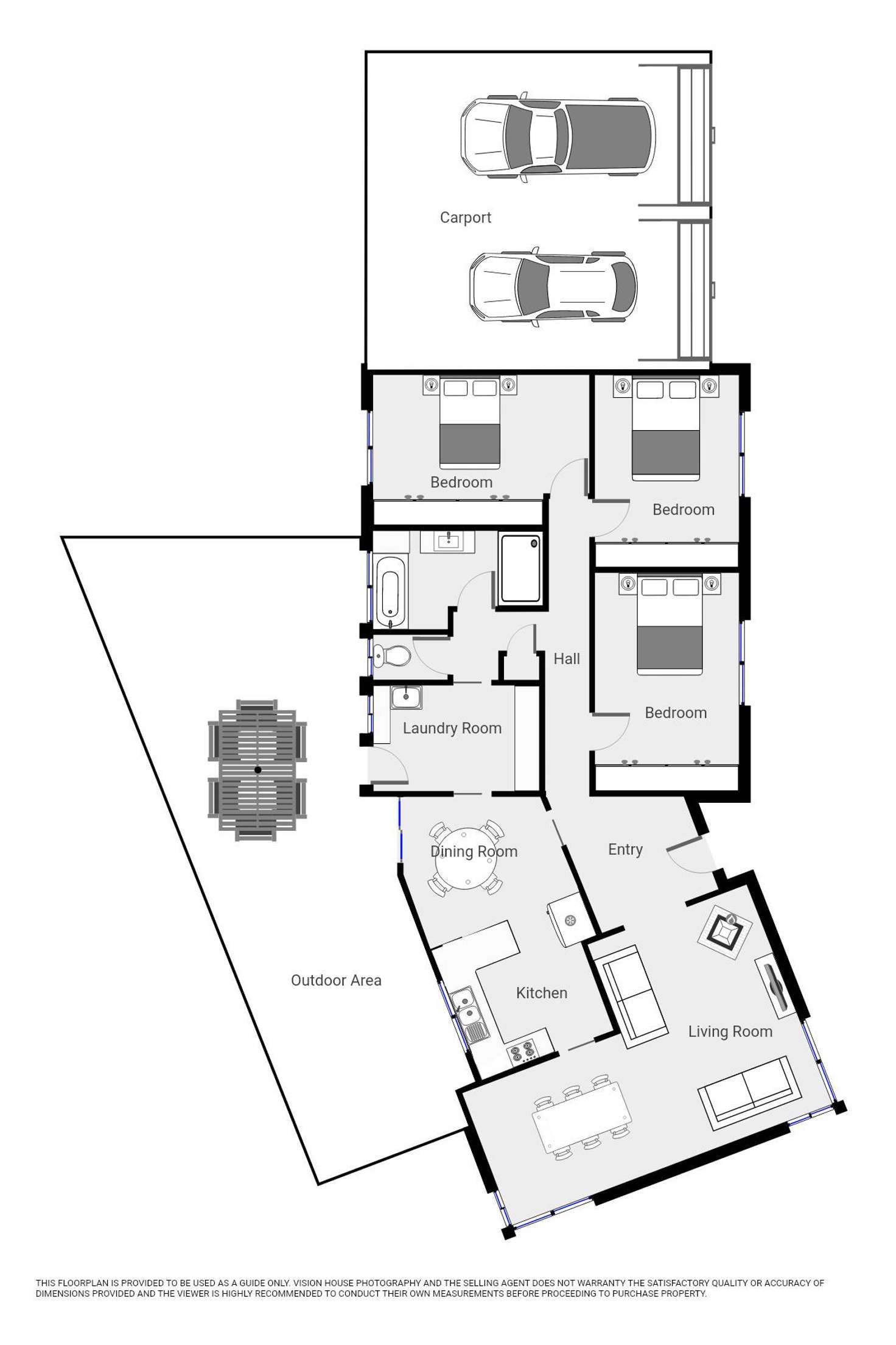 Floorplan of Homely house listing, 336 Deakin Avenue, Mildura VIC 3500