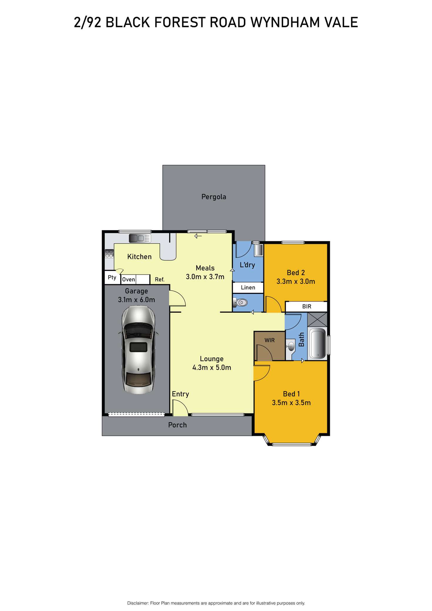 Floorplan of Homely house listing, 2/92 Blackforest Road, Wyndham Vale VIC 3024