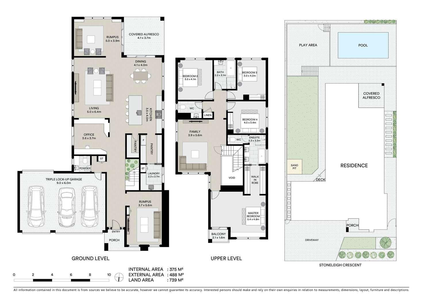 Floorplan of Homely house listing, 143 Stoneleigh Crescent, Highton VIC 3216