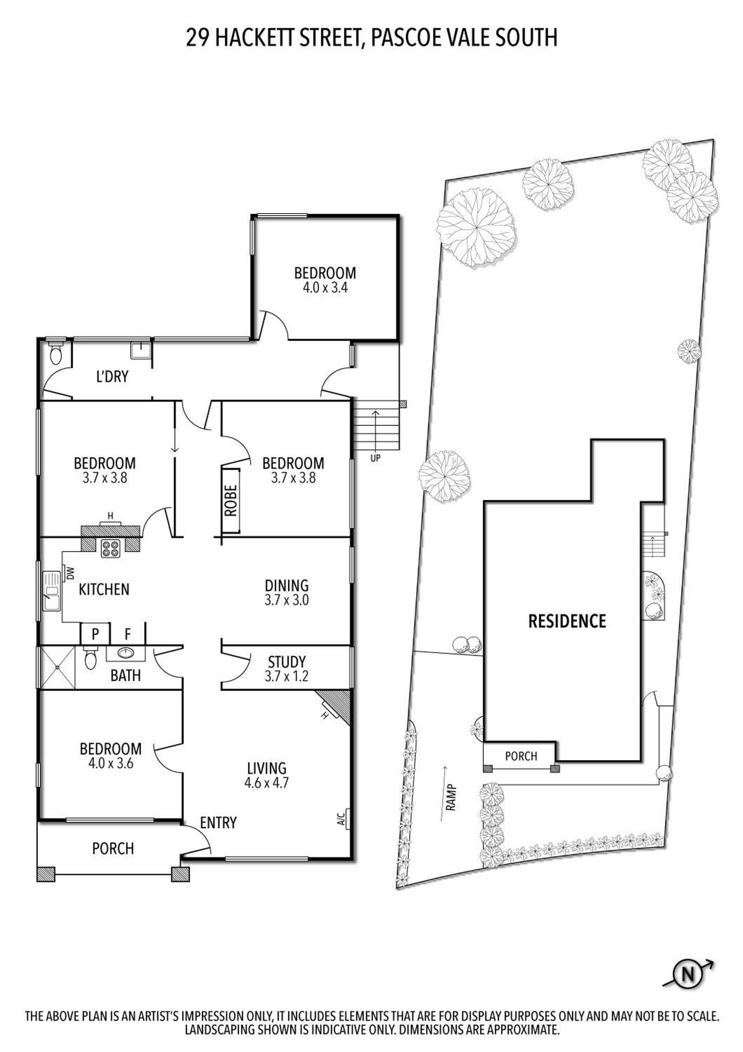 Floorplan of Homely house listing, 29 Hackett Street, Pascoe Vale South VIC 3044