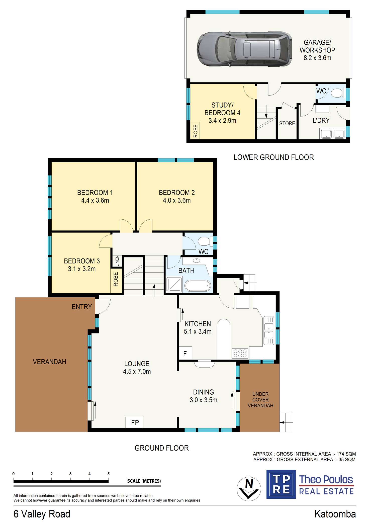 Floorplan of Homely house listing, 6 Valley Road, Katoomba NSW 2780