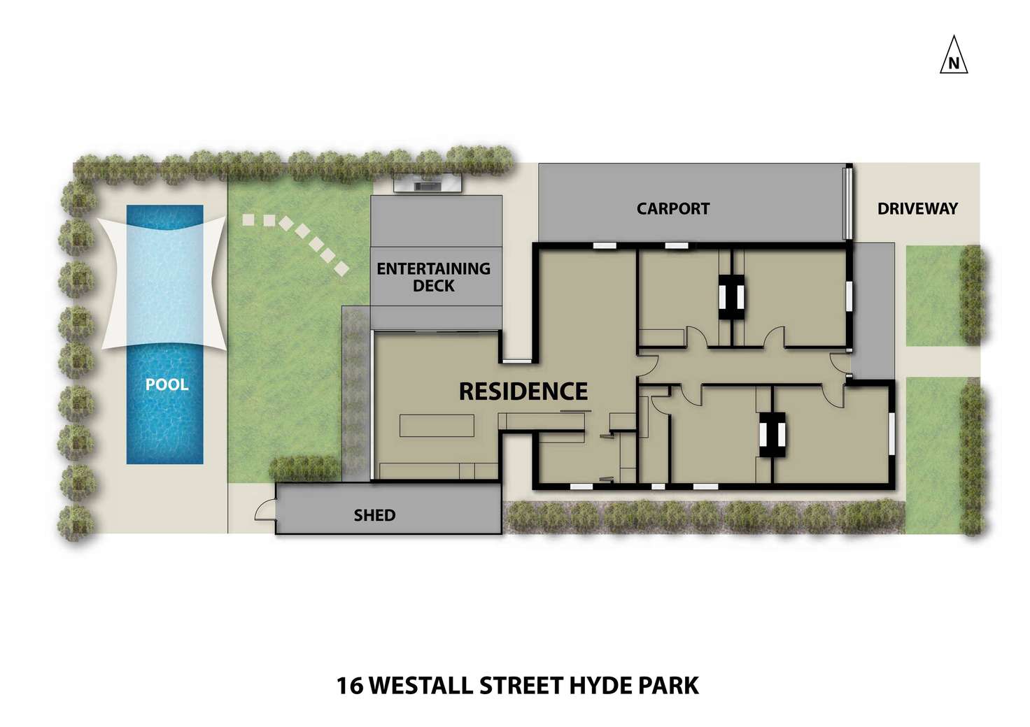 Floorplan of Homely house listing, 16 Westall Street, Hyde Park SA 5061
