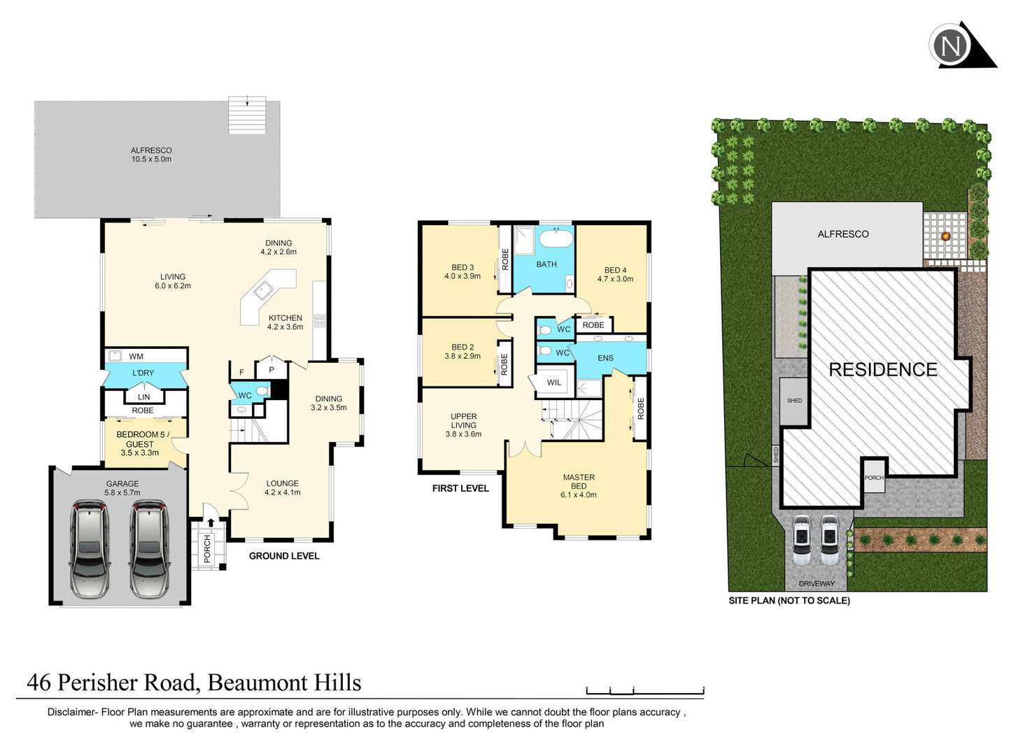 Floorplan of Homely house listing, 46 Perisher Road, Beaumont Hills NSW 2155