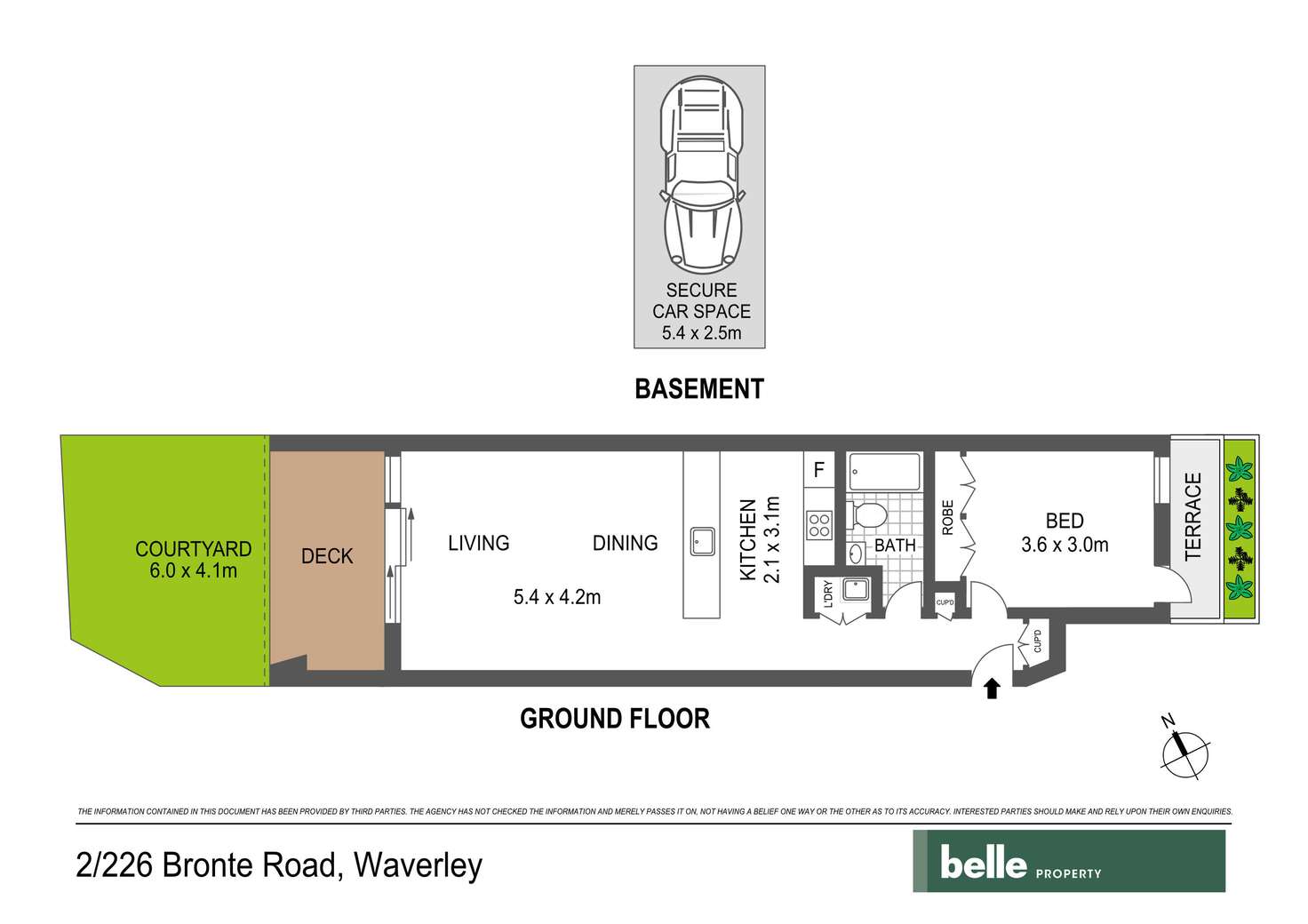 Floorplan of Homely apartment listing, 2/226-232 Bronte Road, Waverley NSW 2024