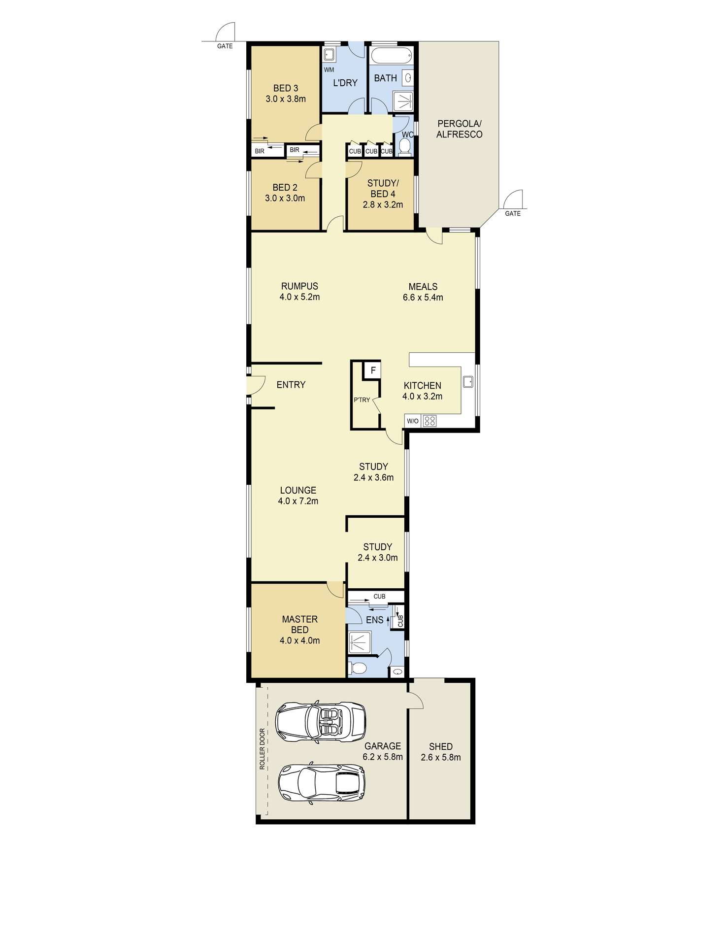 Floorplan of Homely house listing, 50 Santa Monica Drive, Keilor Lodge VIC 3038