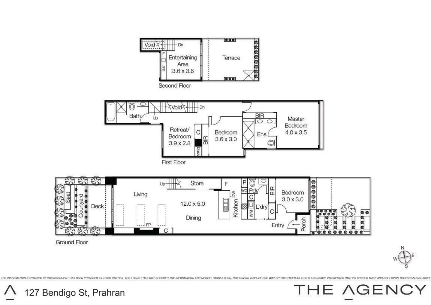 Floorplan of Homely house listing, 127 Bendigo Street, Prahran VIC 3181