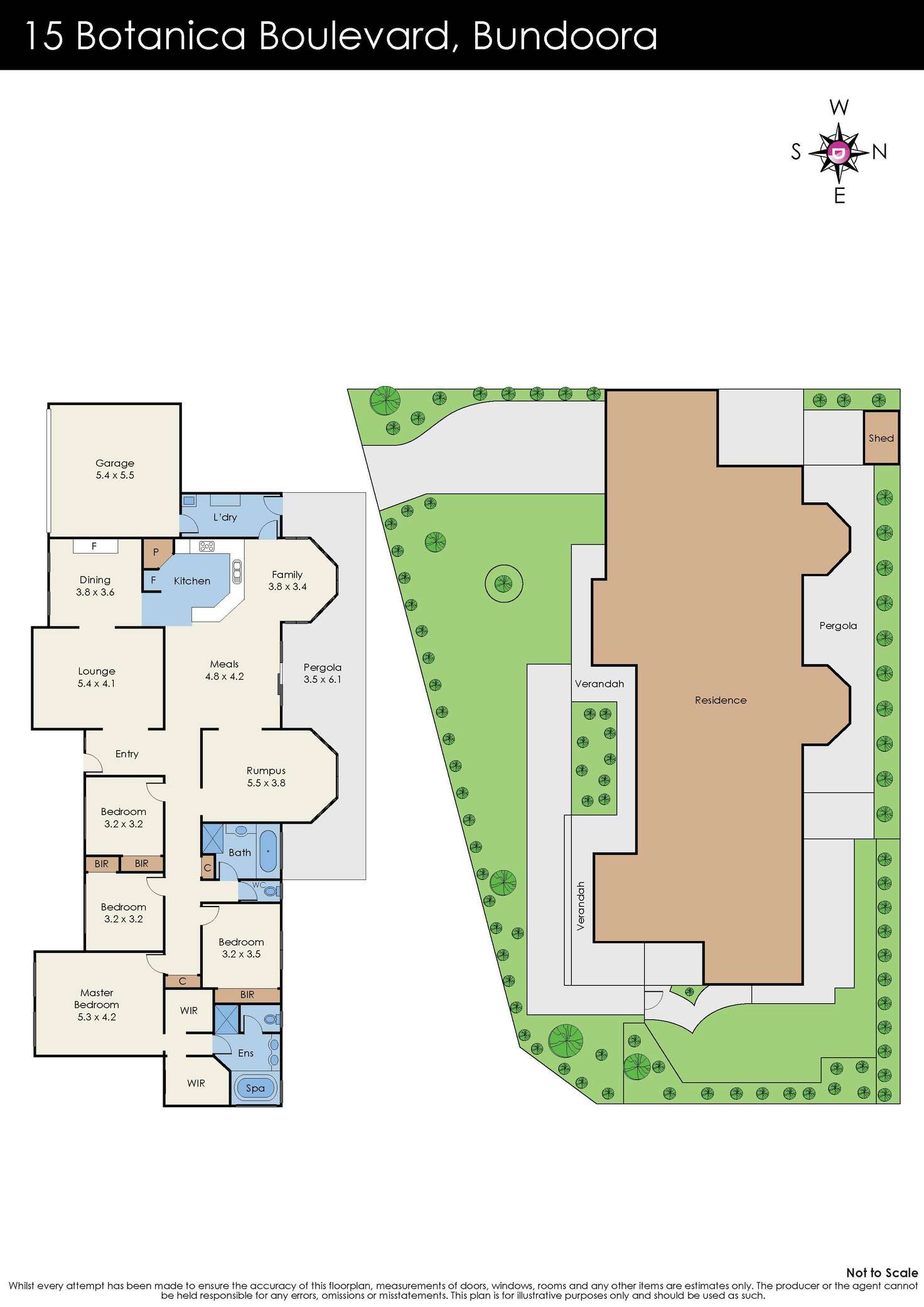 Floorplan of Homely house listing, 15 Botanica Boulevard, Bundoora VIC 3083