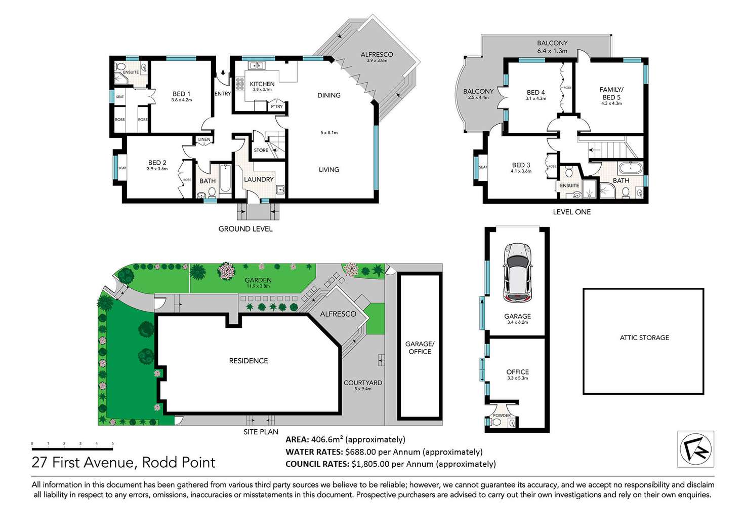 Floorplan of Homely house listing, 27 First Avenue, Rodd Point NSW 2046