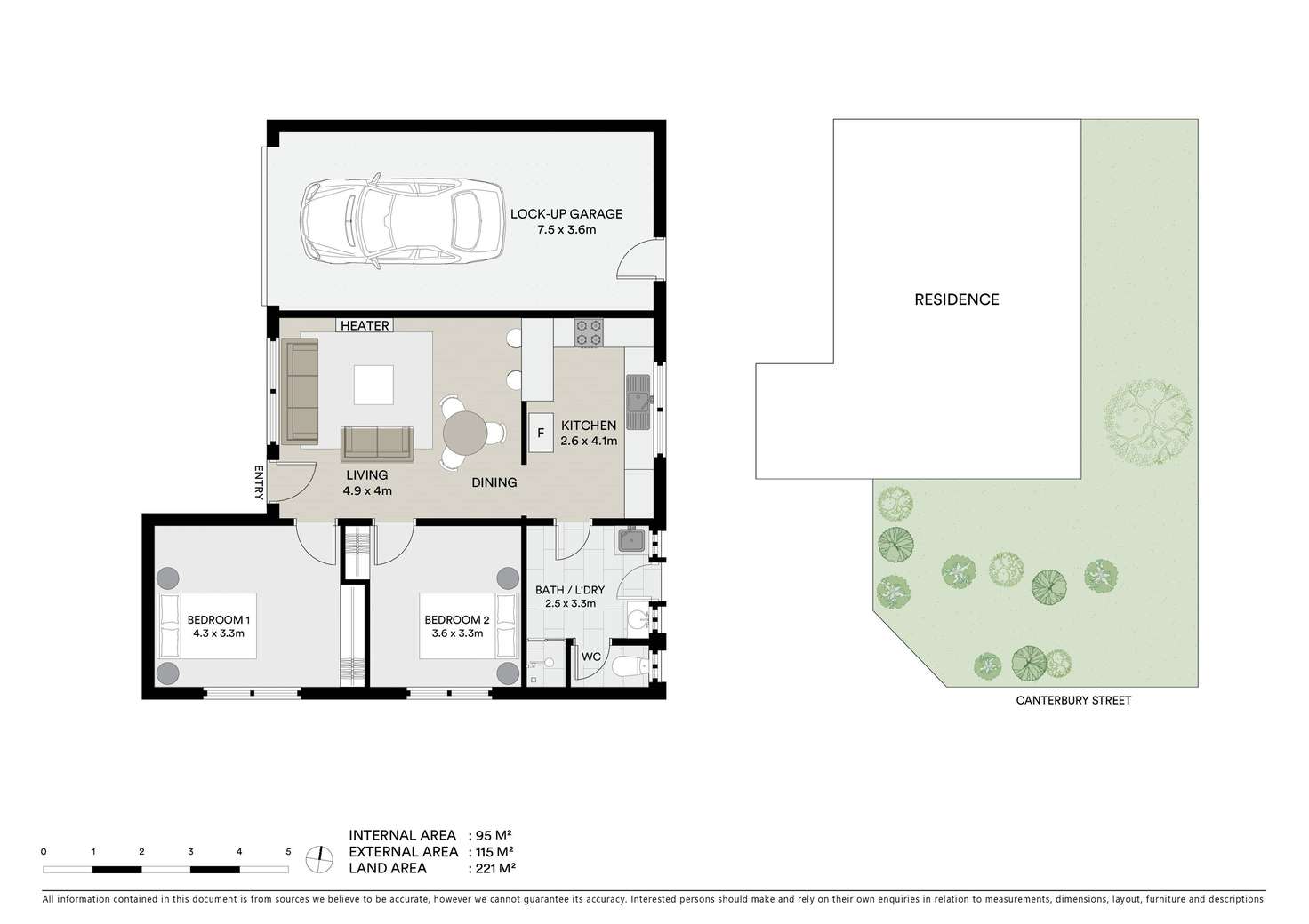 Floorplan of Homely house listing, 1/23 Canterbury Street, Brown Hill VIC 3350