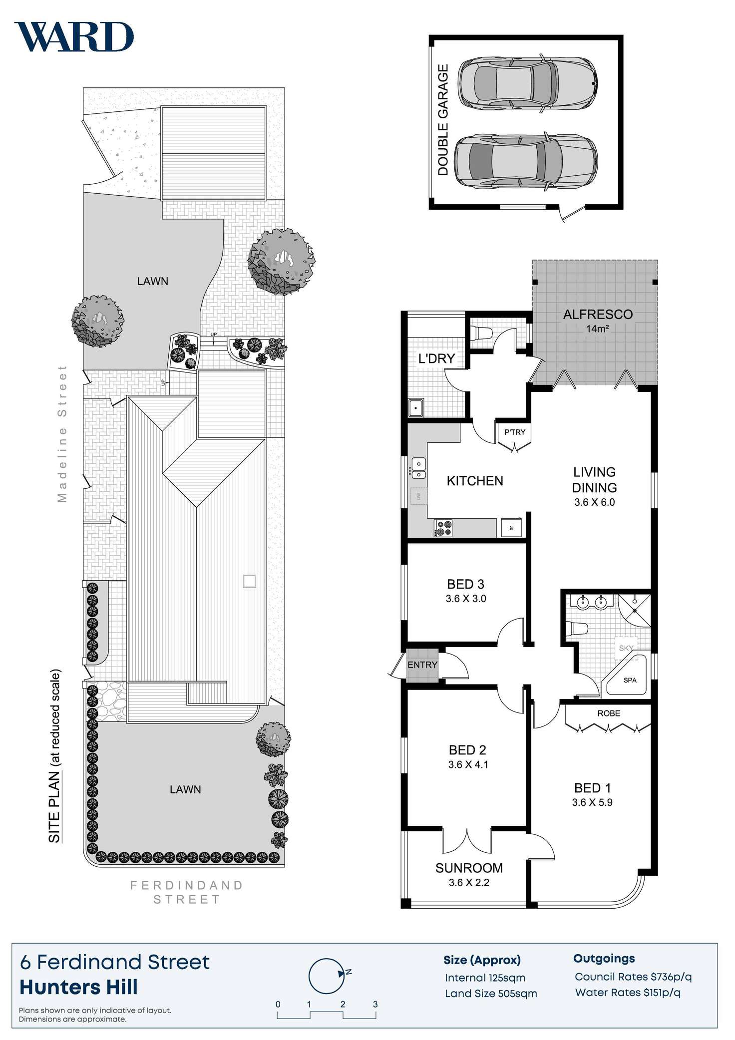 Floorplan of Homely house listing, 6 Ferdinand Street, Hunters Hill NSW 2110