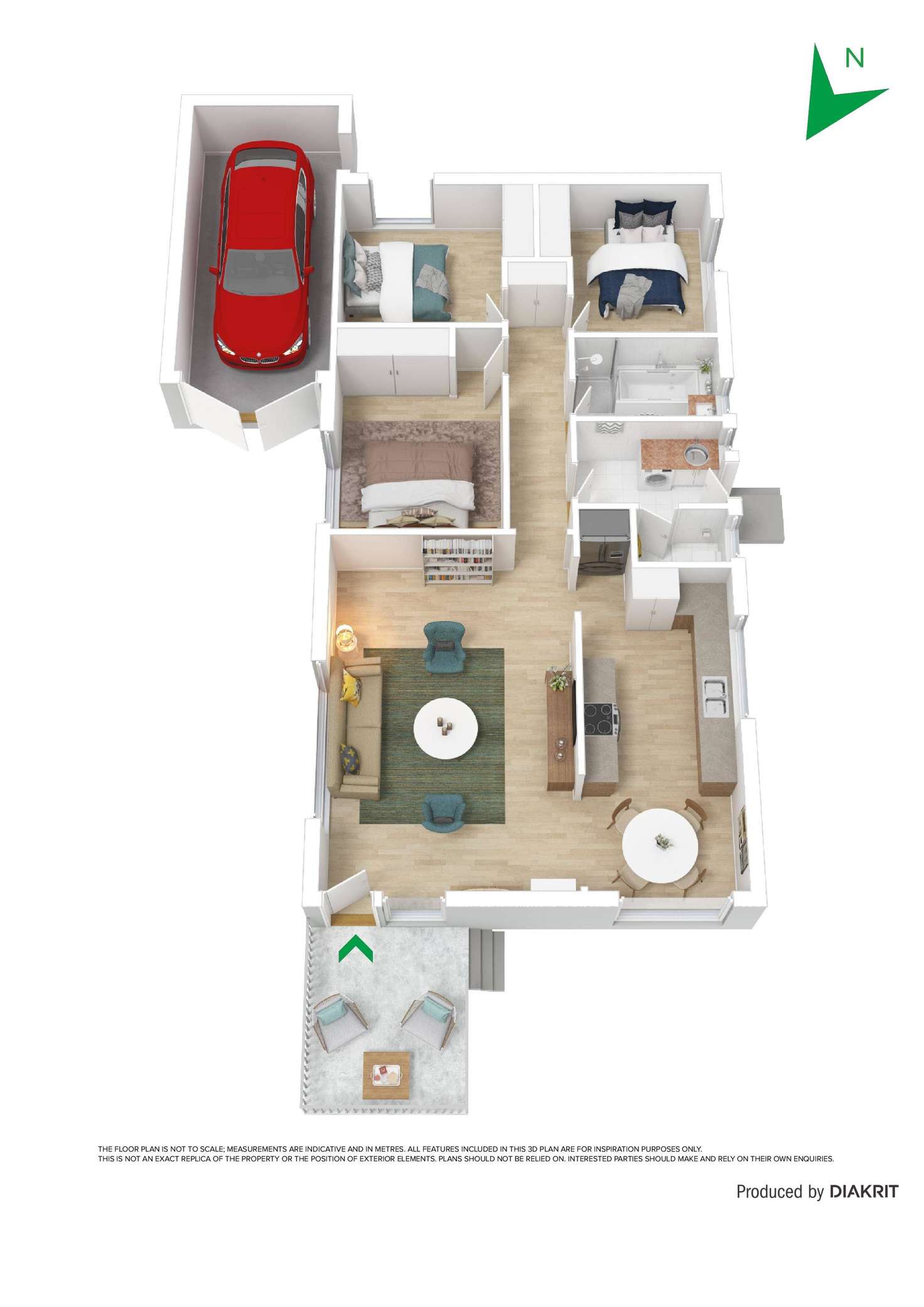Floorplan of Homely unit listing, 2/2 Adamson Road, Beaconsfield VIC 3807