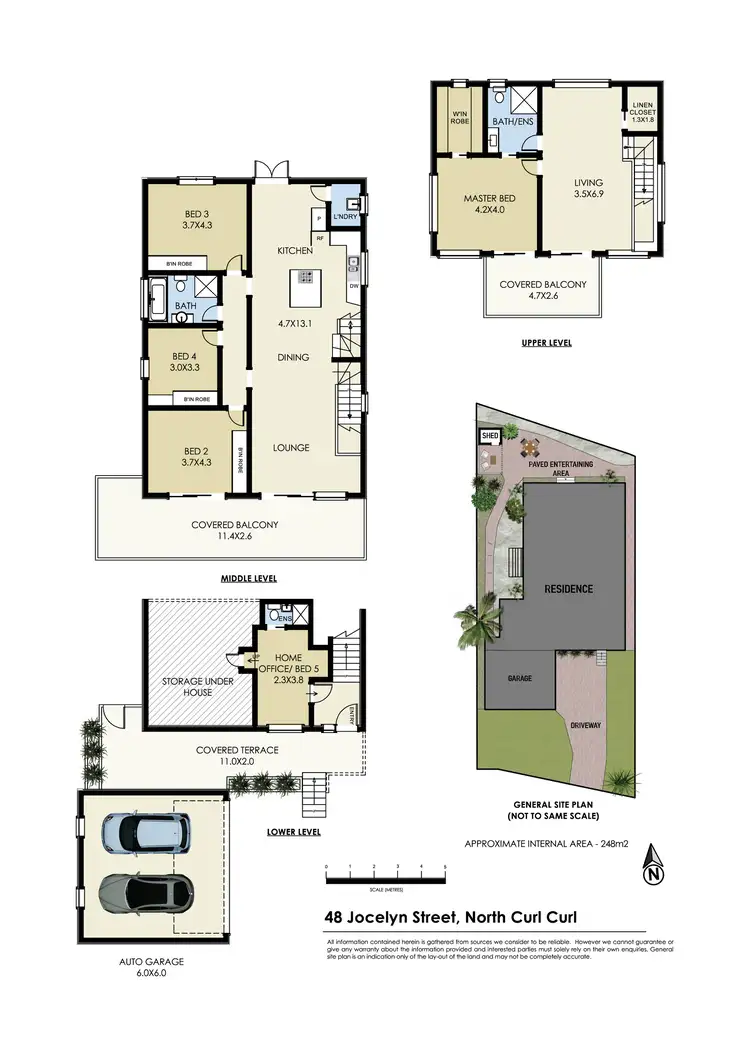 Floorplan of Homely house listing, 48 Jocelyn Street, North Curl Curl NSW 2099