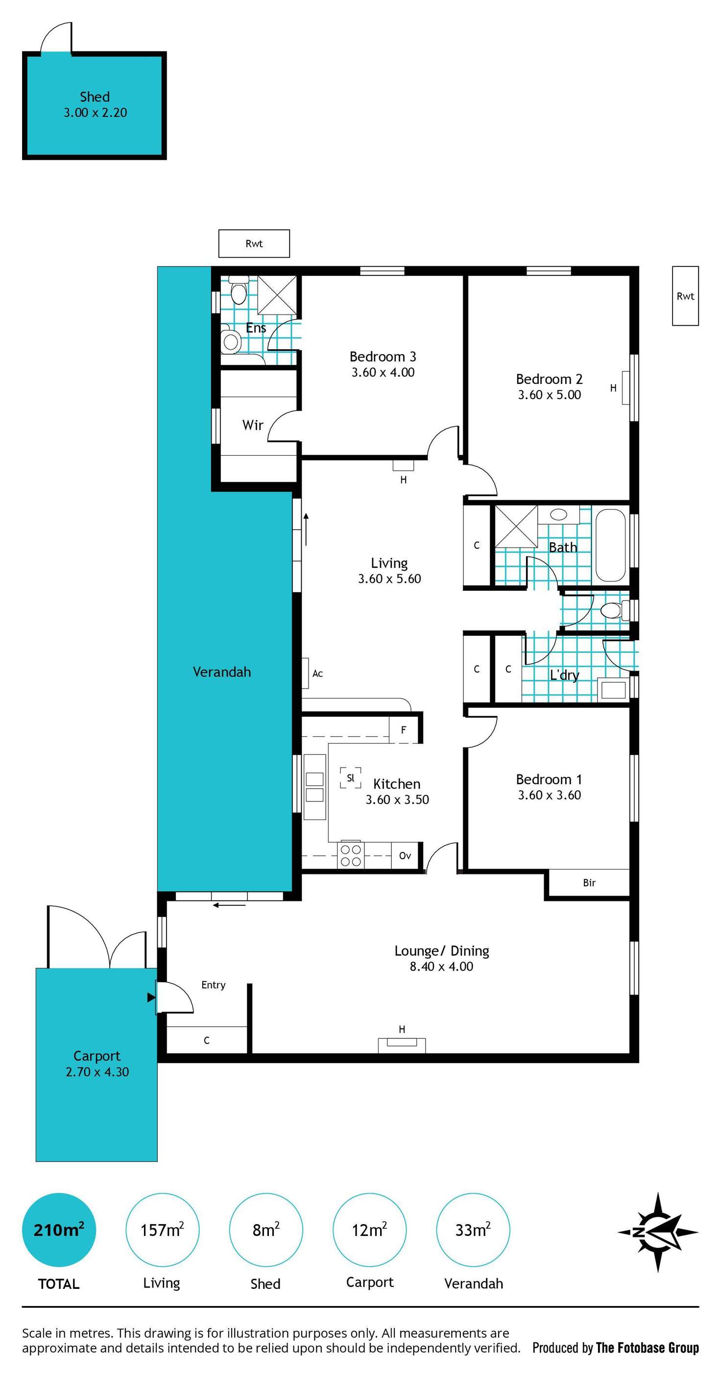 Floorplan of Homely house listing, 5 Woodhurst Avenue, Hyde Park SA 5061