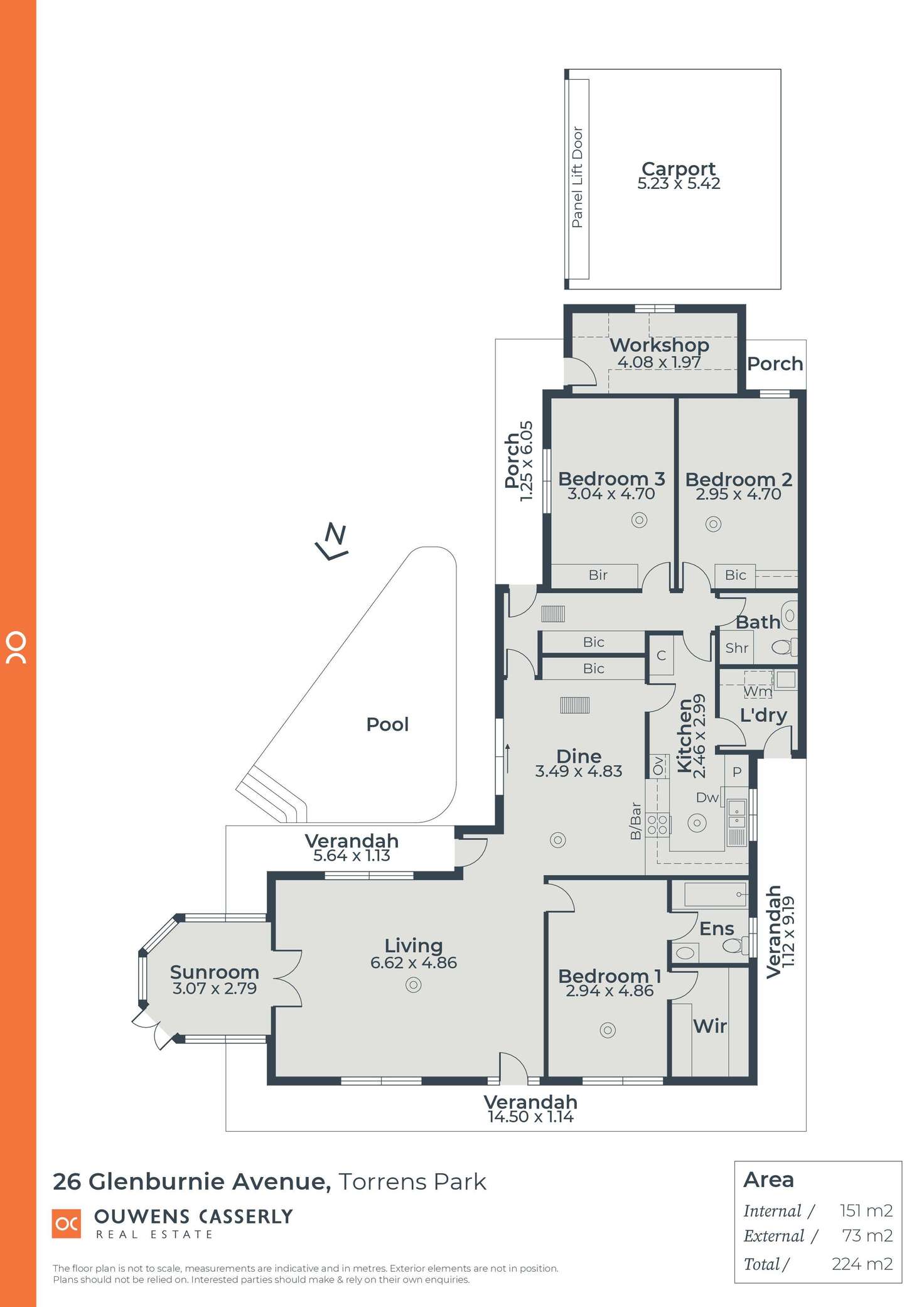 Floorplan of Homely house listing, 26 Glenburnie Avenue, Torrens Park SA 5062