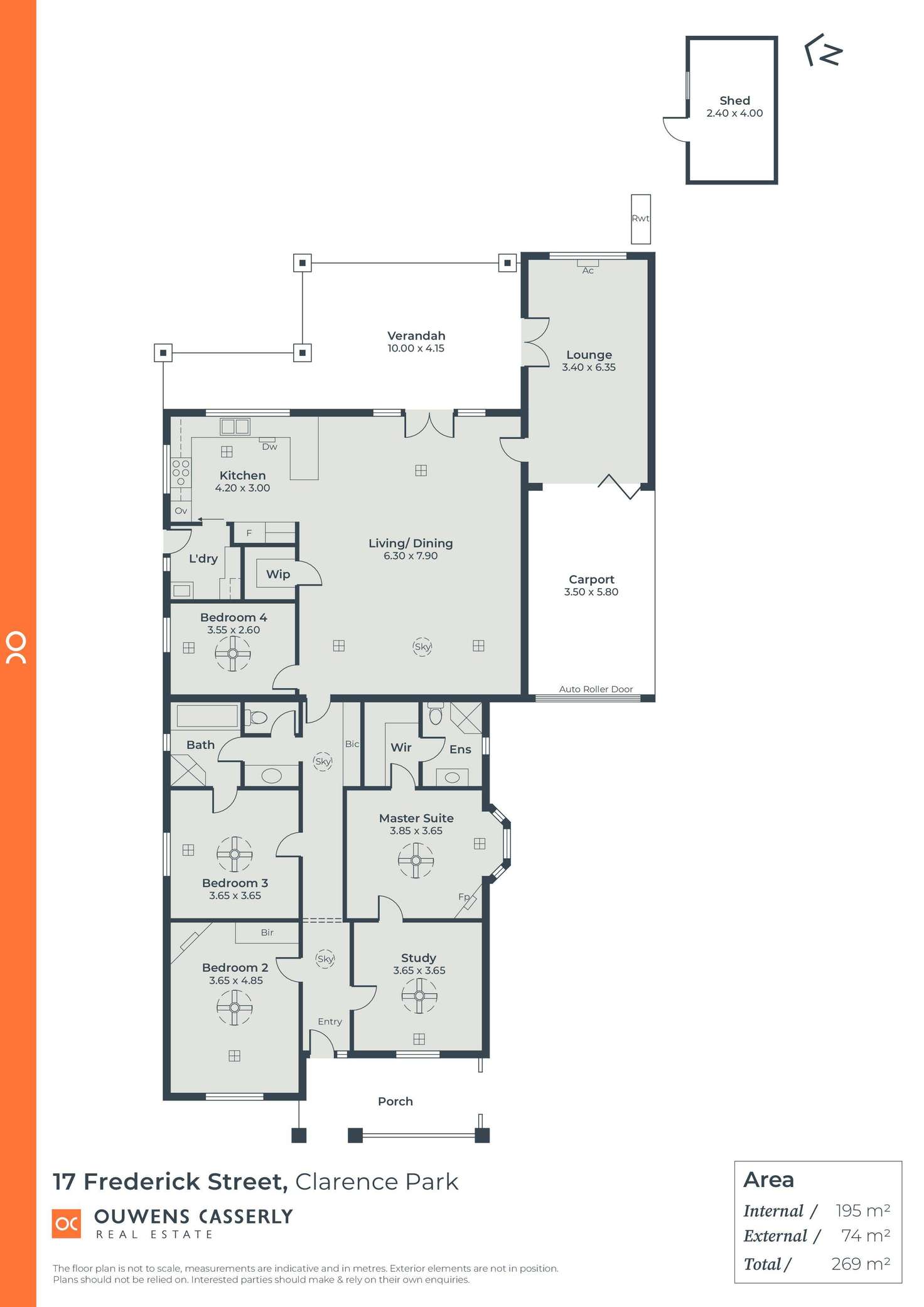 Floorplan of Homely house listing, 17 Frederick Street, Clarence Park SA 5034