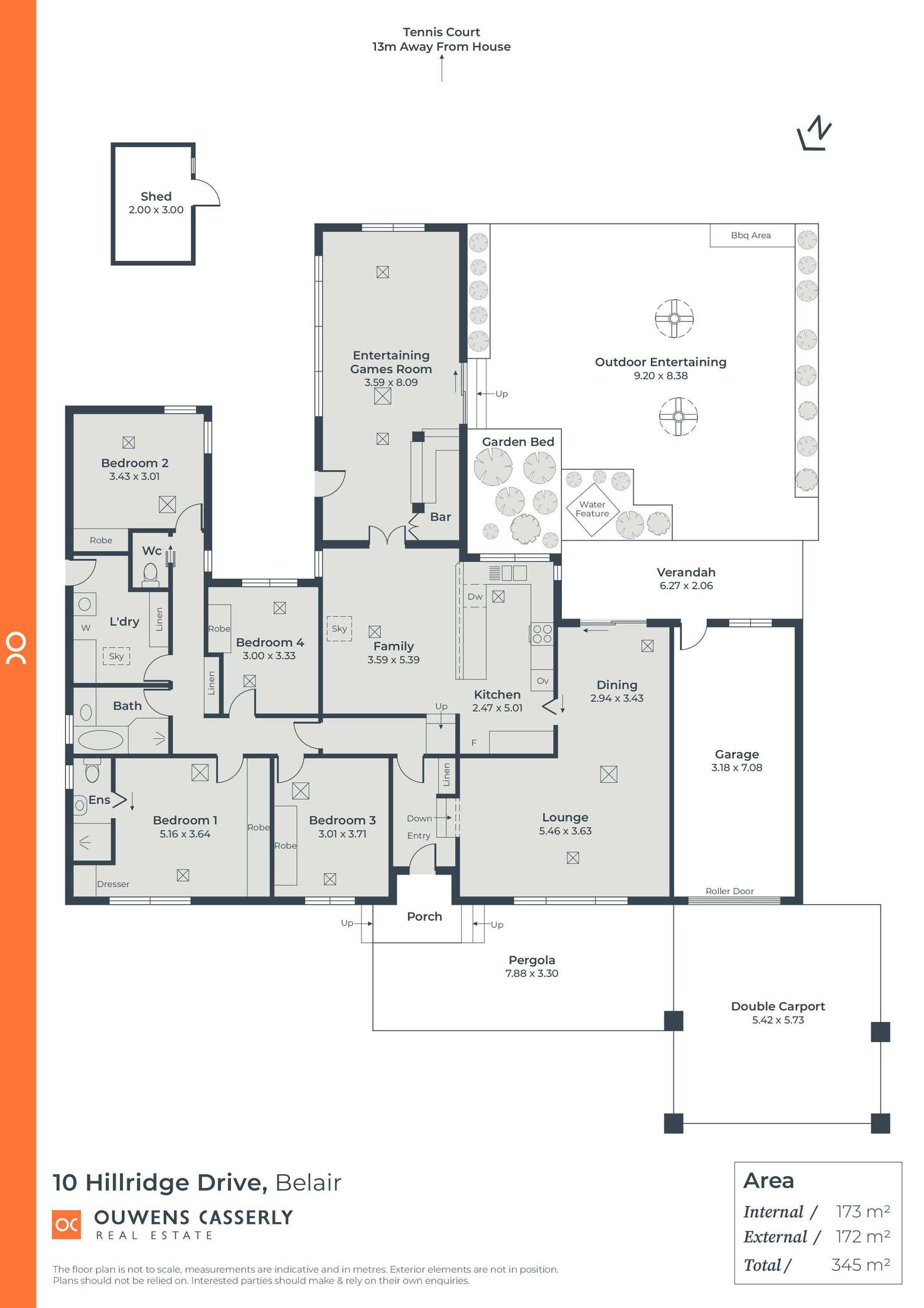 Floorplan of Homely house listing, 10 Hillridge Drive, Belair SA 5052