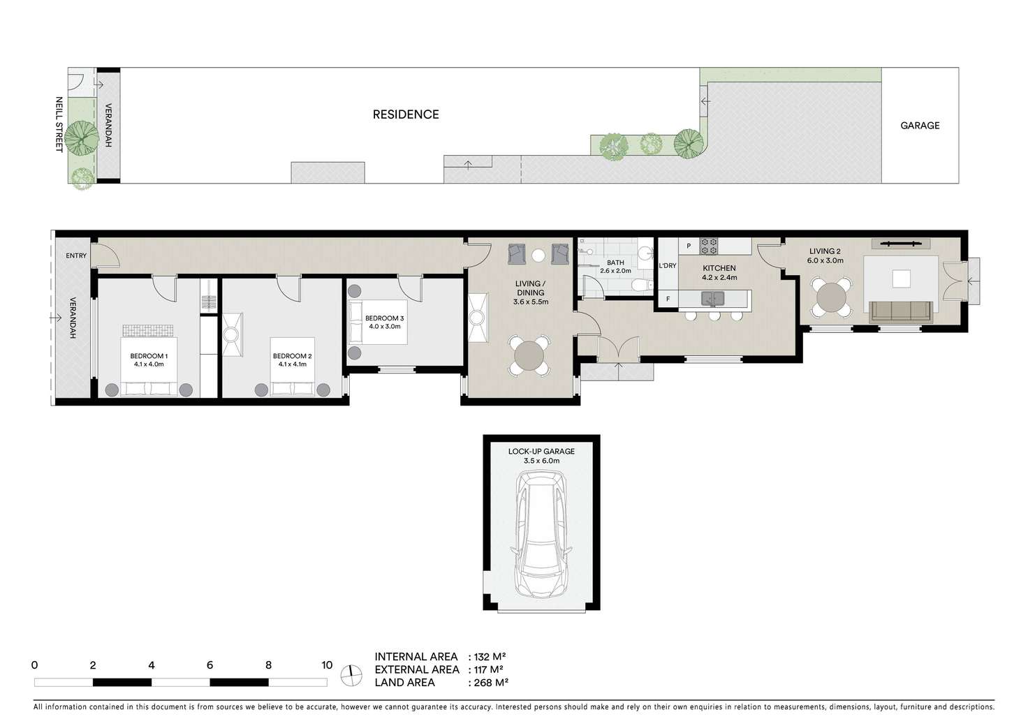 Floorplan of Homely house listing, 312 Neill Street, Soldiers Hill VIC 3350