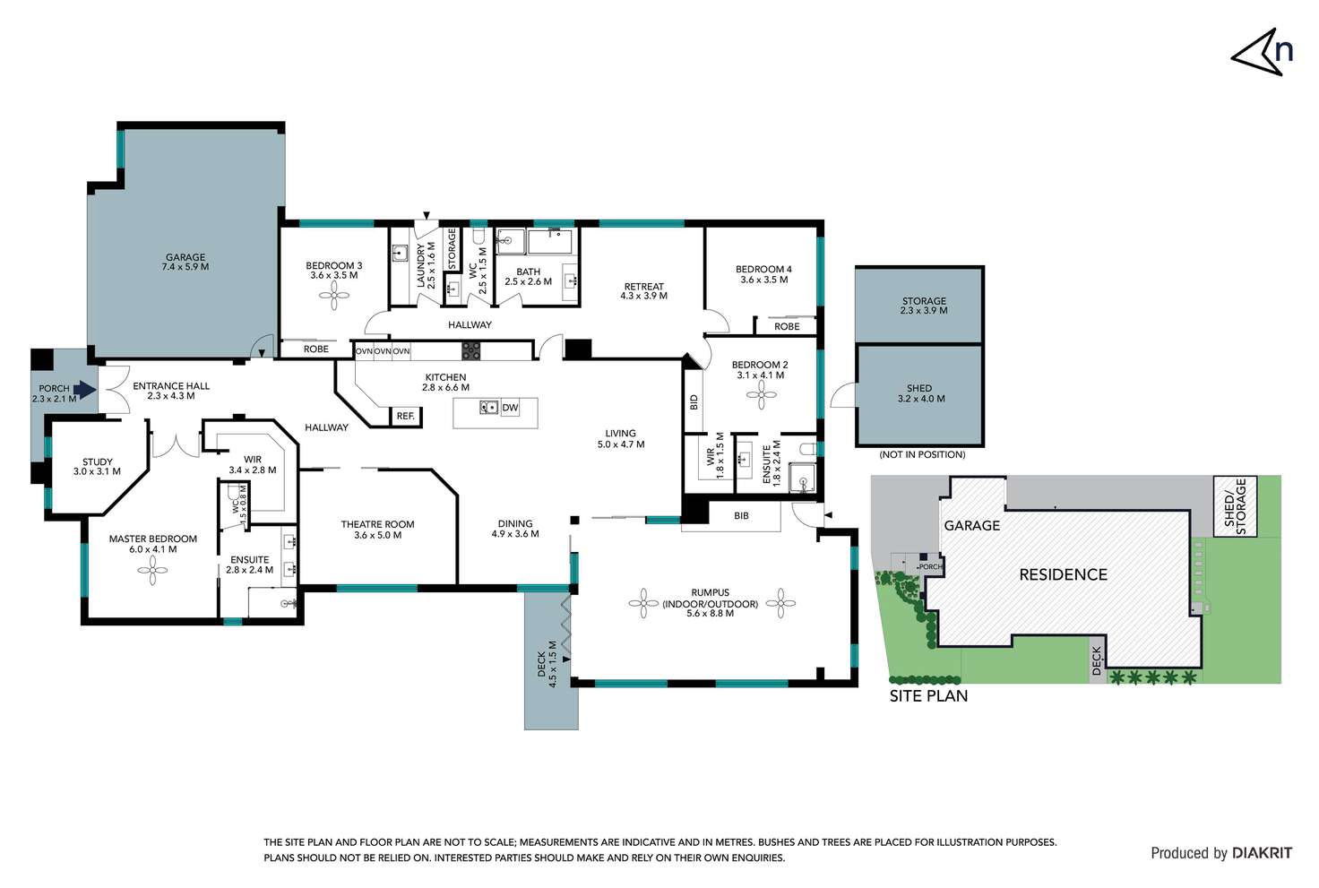 Floorplan of Homely house listing, 502 Masons Road, Mernda VIC 3754