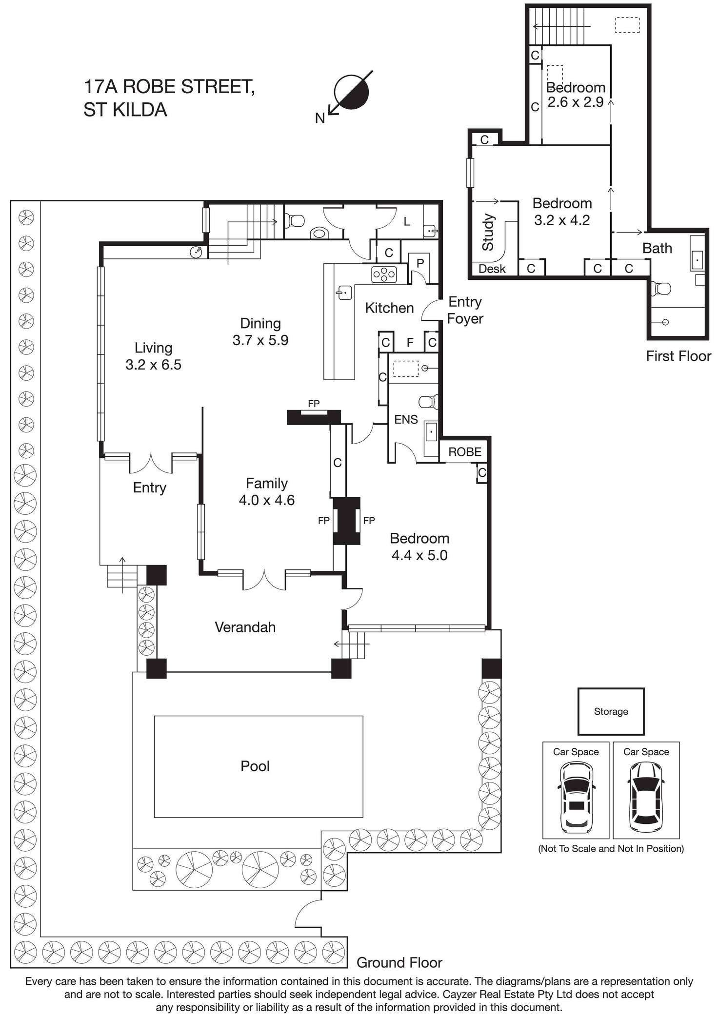 Floorplan of Homely house listing, 17A Robe Street, St Kilda VIC 3182